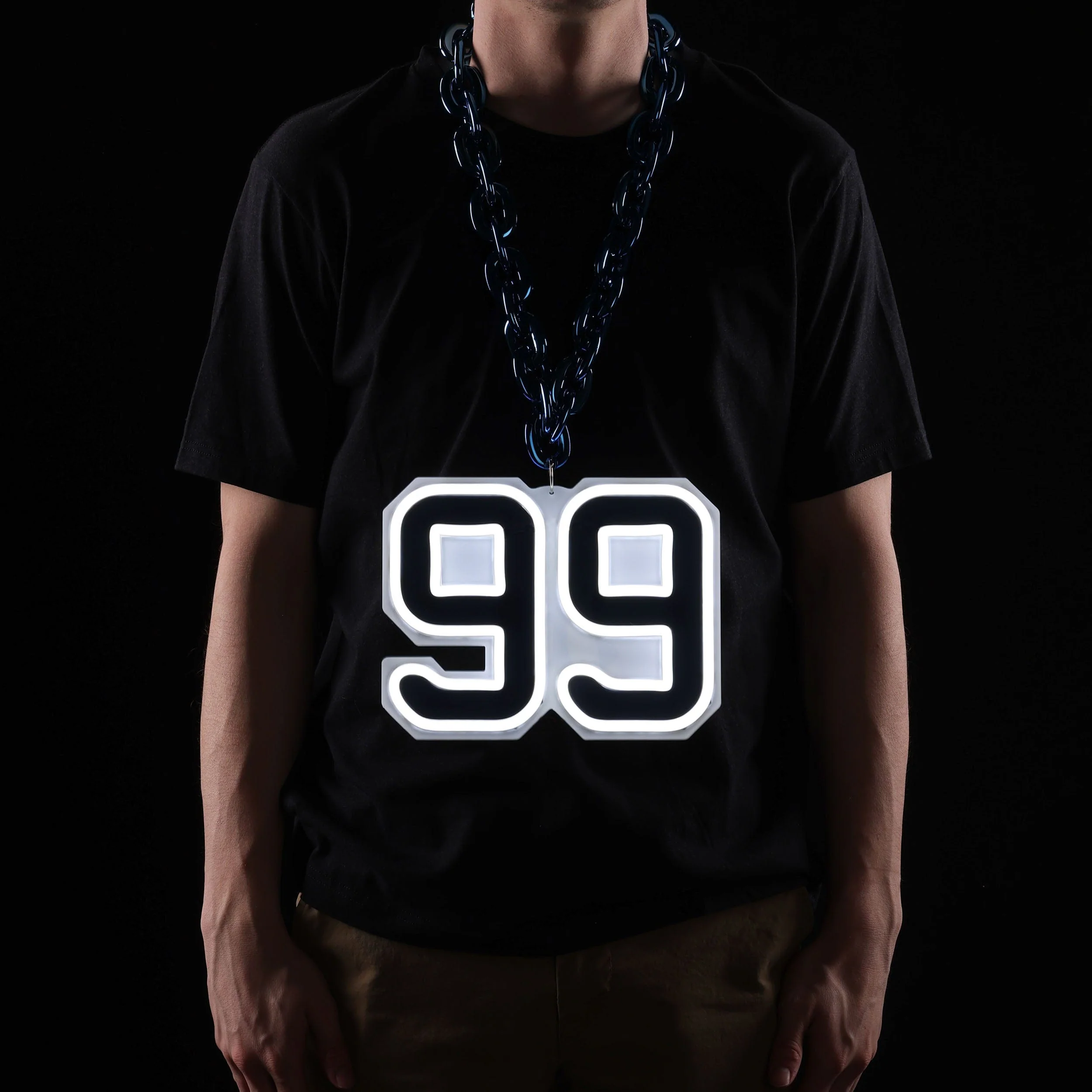 Aaron Judge New York Yankees MLB Neon Light Up Big Logo Player Chain - Image 3