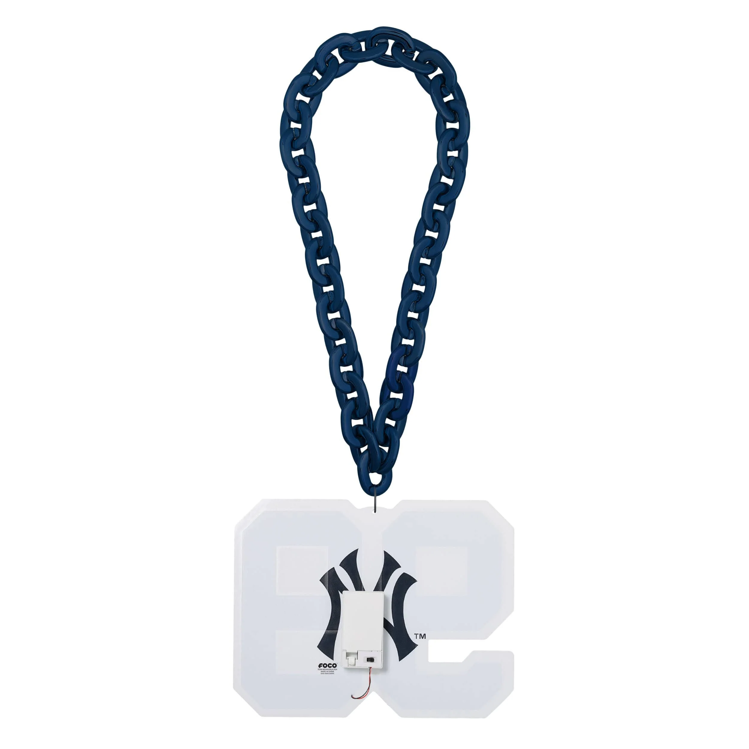 Aaron Judge New York Yankees MLB Neon Light Up Big Logo Player Chain - Image 4