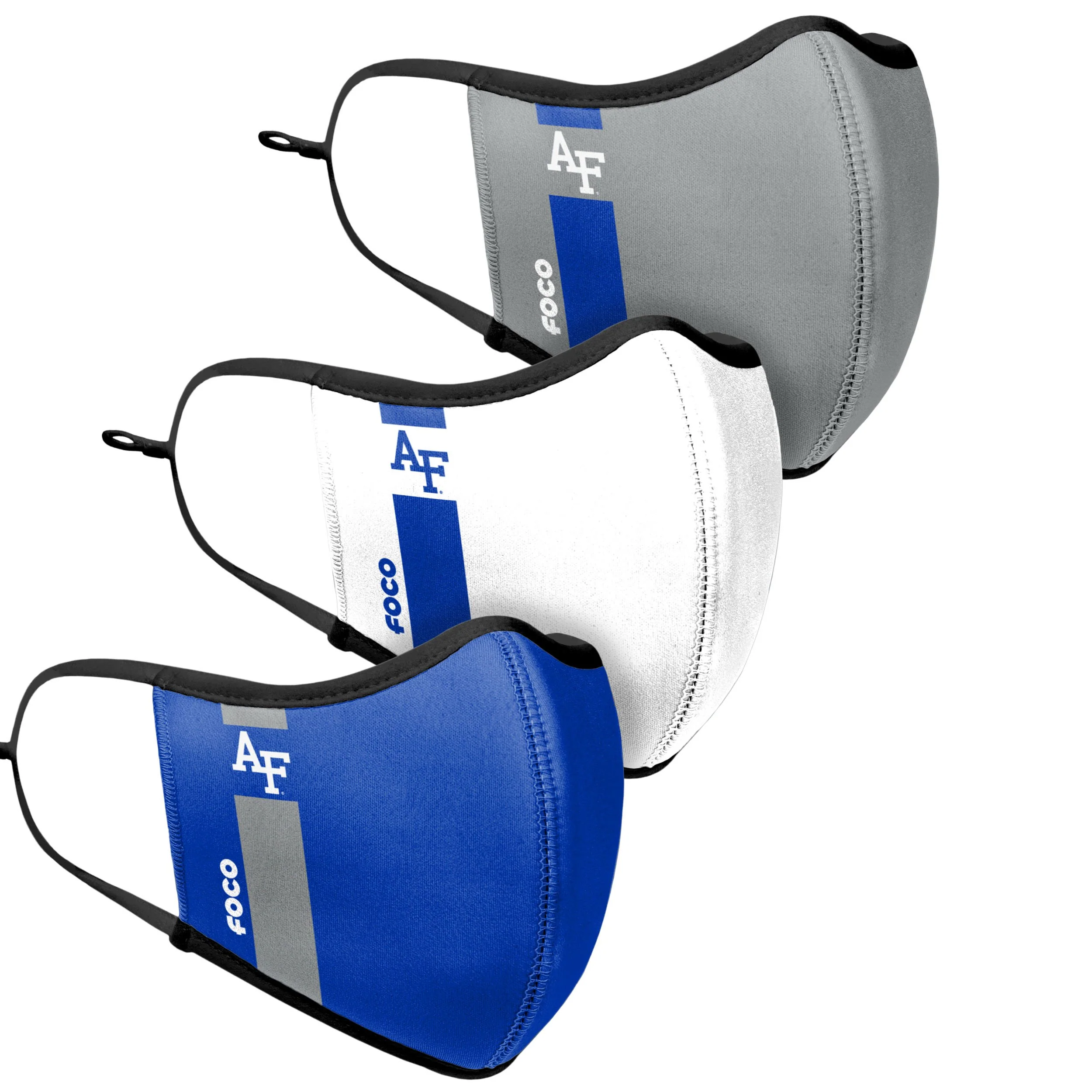 Air Force Falcons NCAA Sport 3 Pack Face Cover - Image 3