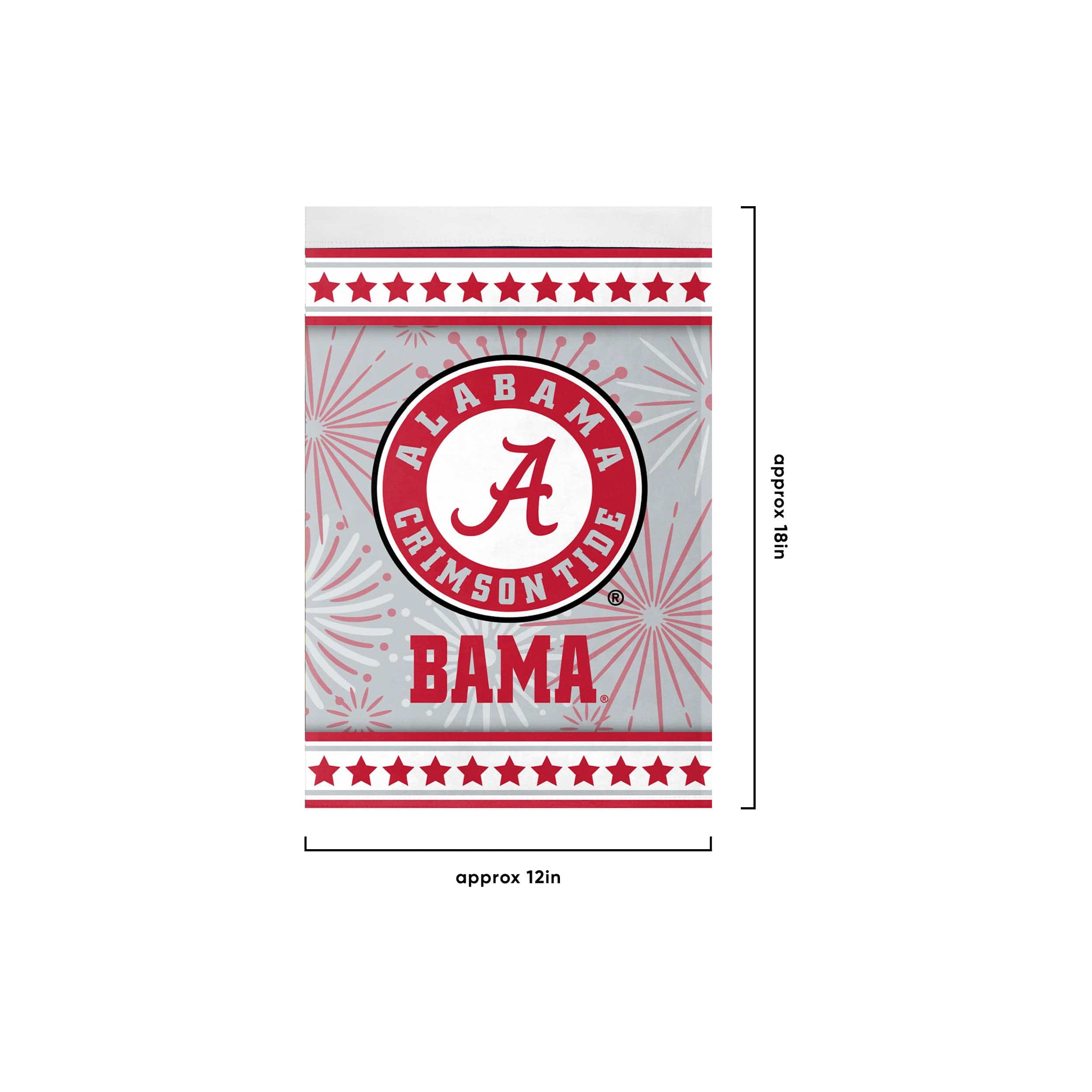 Alabama Crimson Tide NCAA Americana Garden Flag - Image 3