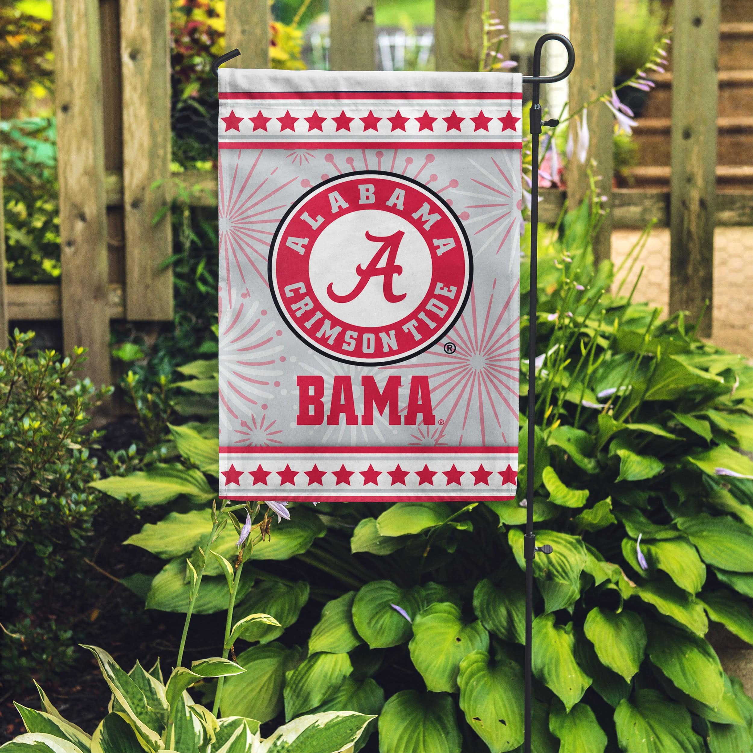 Alabama Crimson Tide NCAA Americana Garden Flag - Image 4