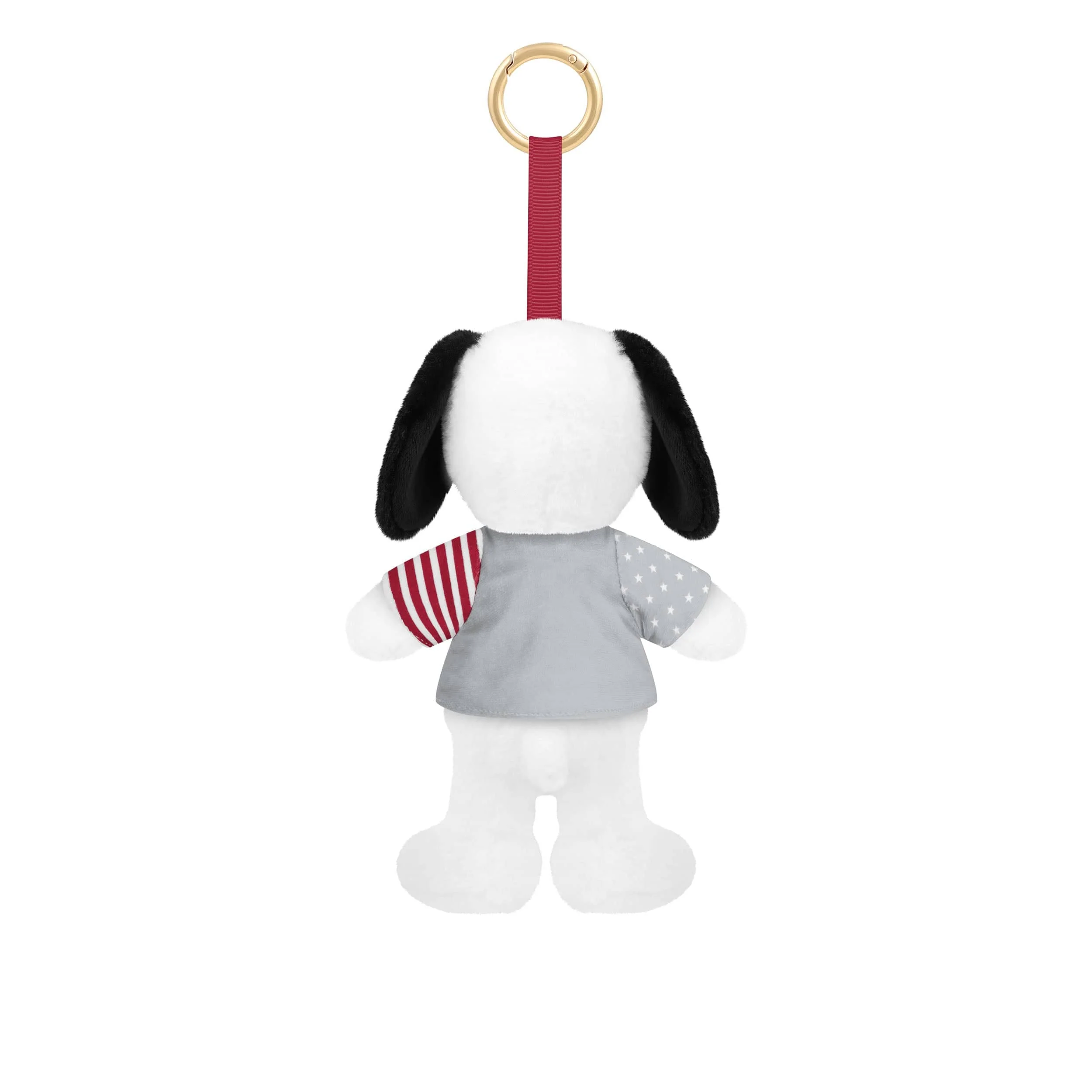 Alabama Crimson Tide NCAA Americana Plush Snoopy Peanuts Bag Charm Keychain - Image 2