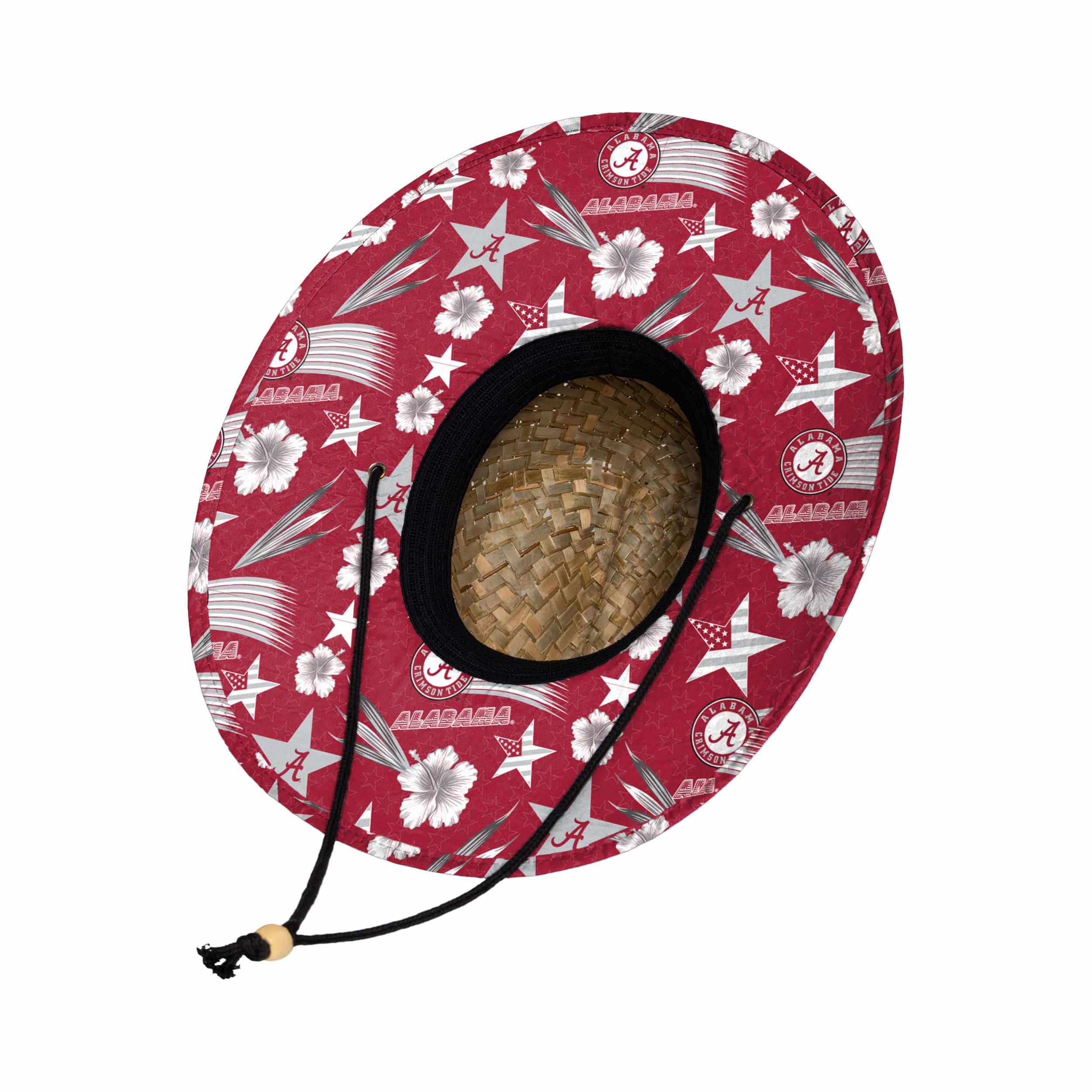 Alabama Crimson Tide NCAA Americana Straw Hat - Image 2