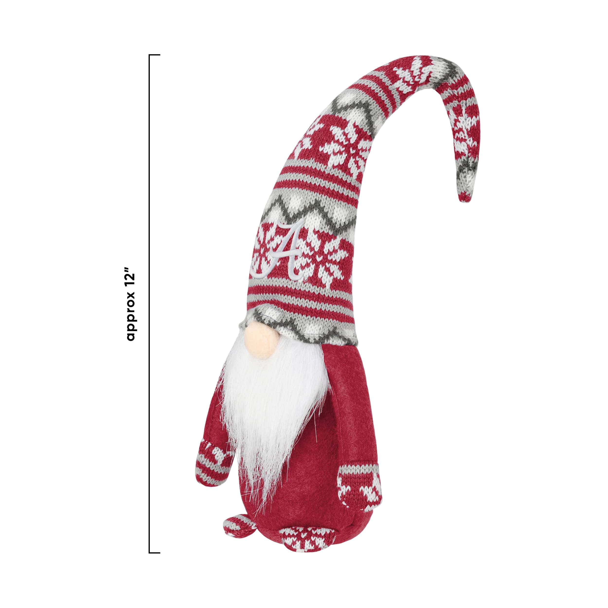 Alabama Crimson Tide NCAA Bent Hat Plush Gnome - Image 3