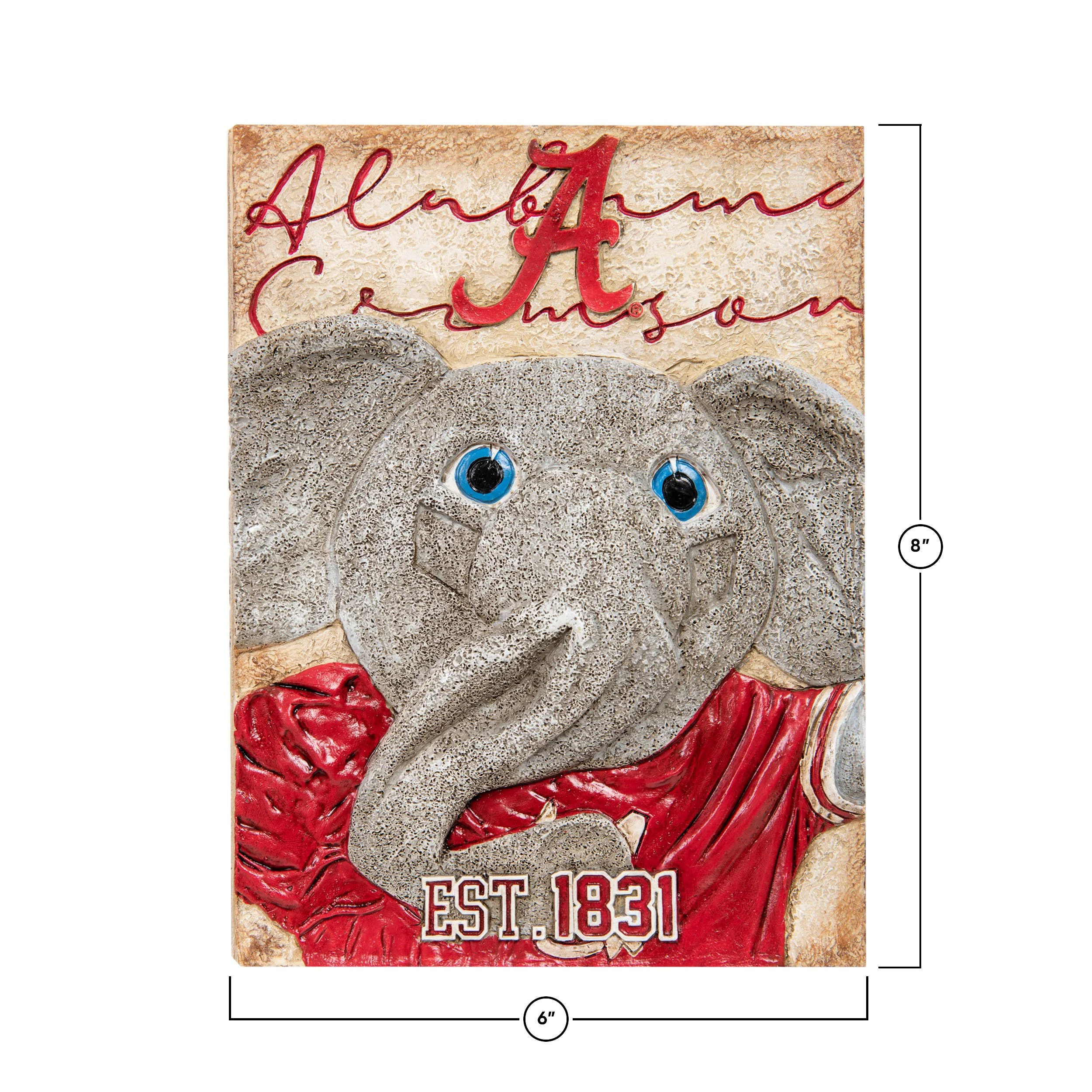 Alabama Crimson Tide NCAA Big Al Mascot Wall Plaque - Image 3