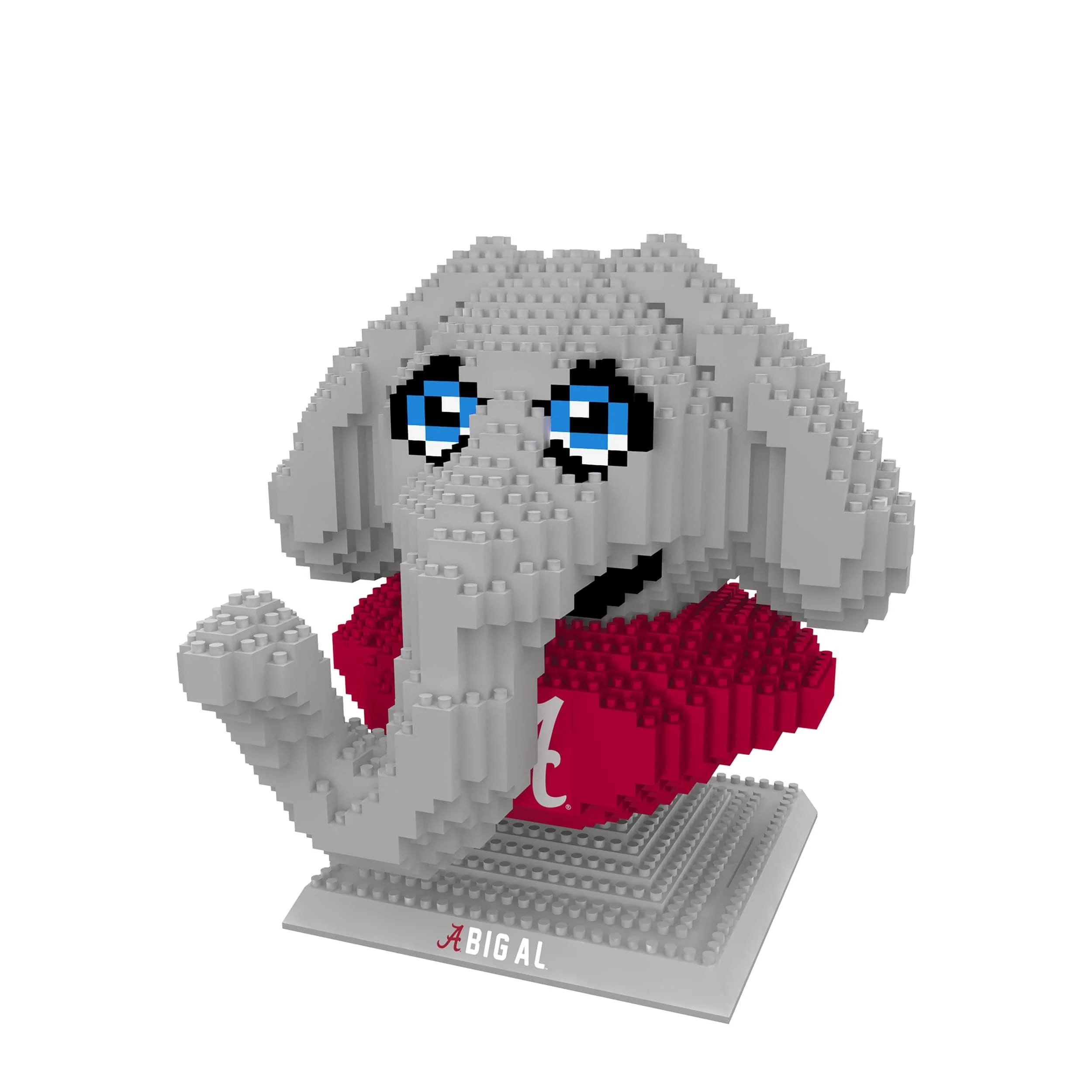 Alabama Crimson Tide NCAA BRXLZ Big Al Mascot Bust Puzzle Set