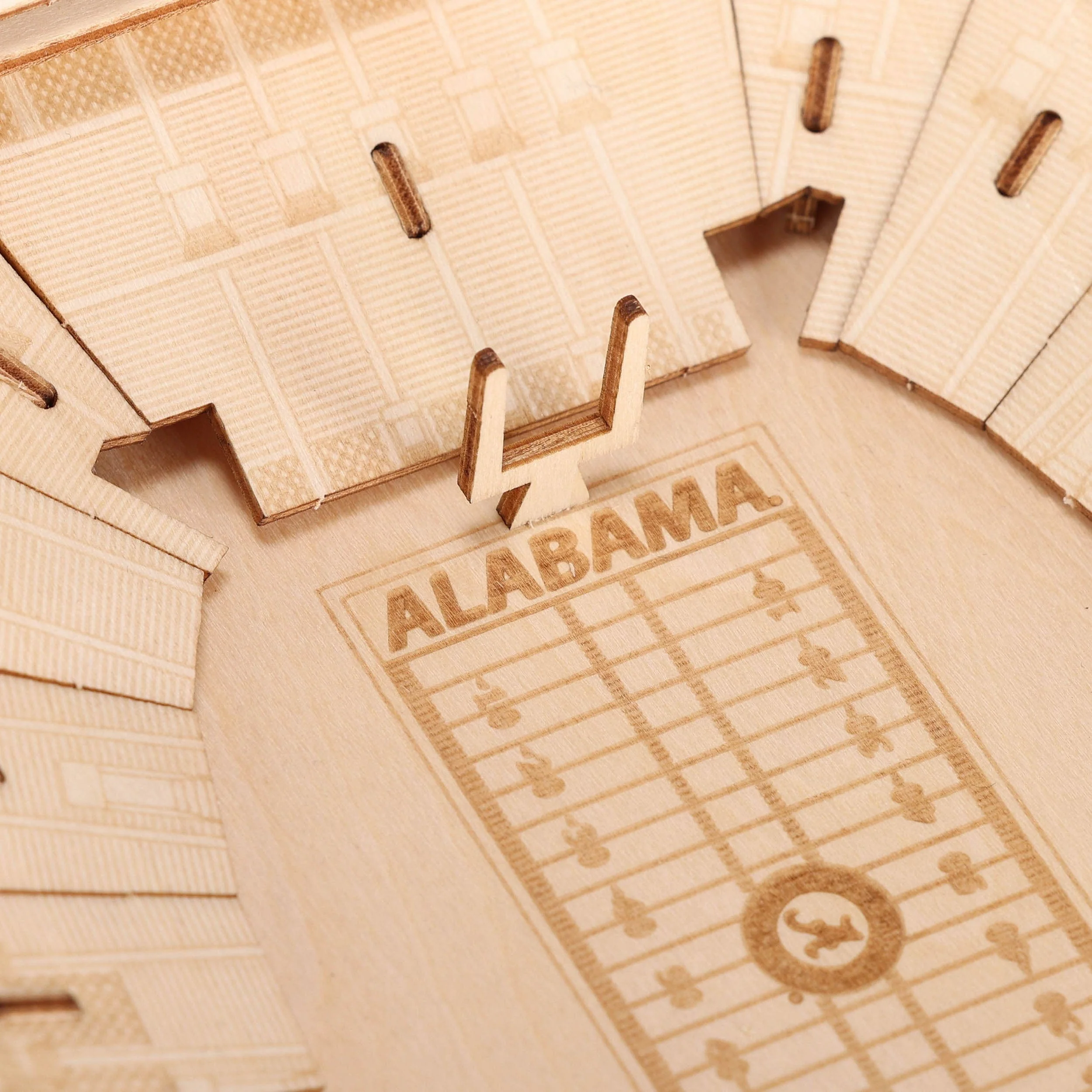 Alabama Crimson Tide NCAA Bryant-Denny Stadium Wood PZLZ Stadium - Image 3