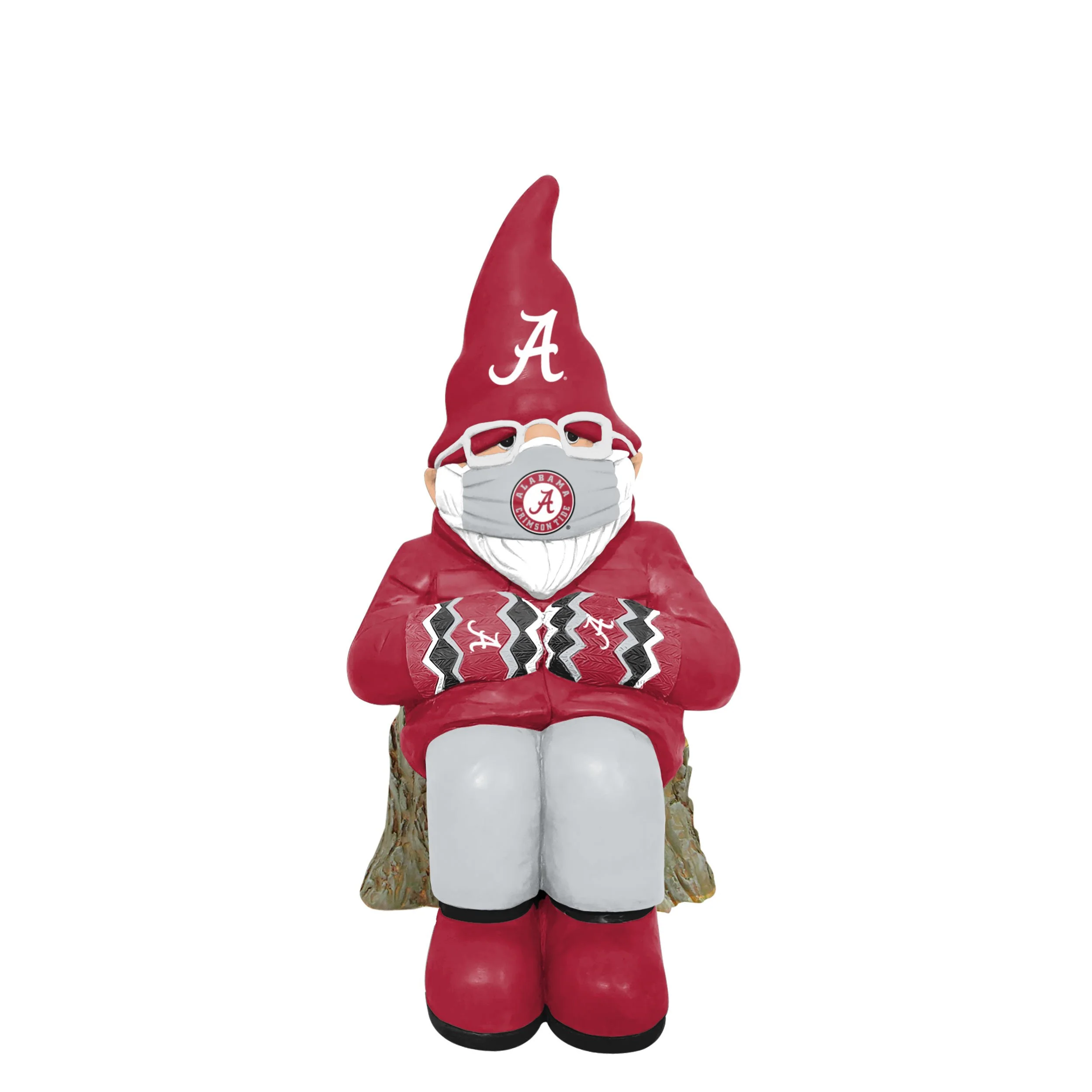 Alabama Crimson NCAA Tide Bundled Up Gnome
