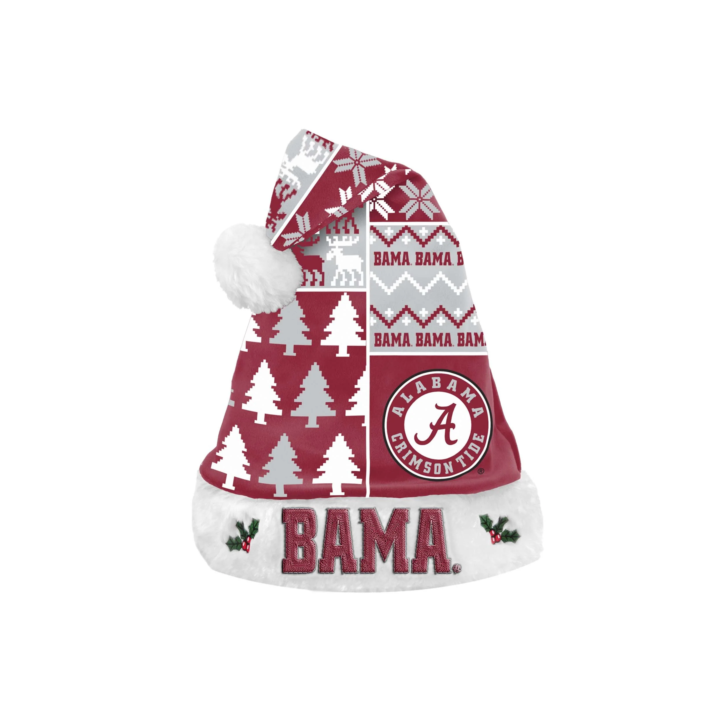 Alabama Crimson Tide NCAA Busy Block Family Holiday Pajamas - Image 7