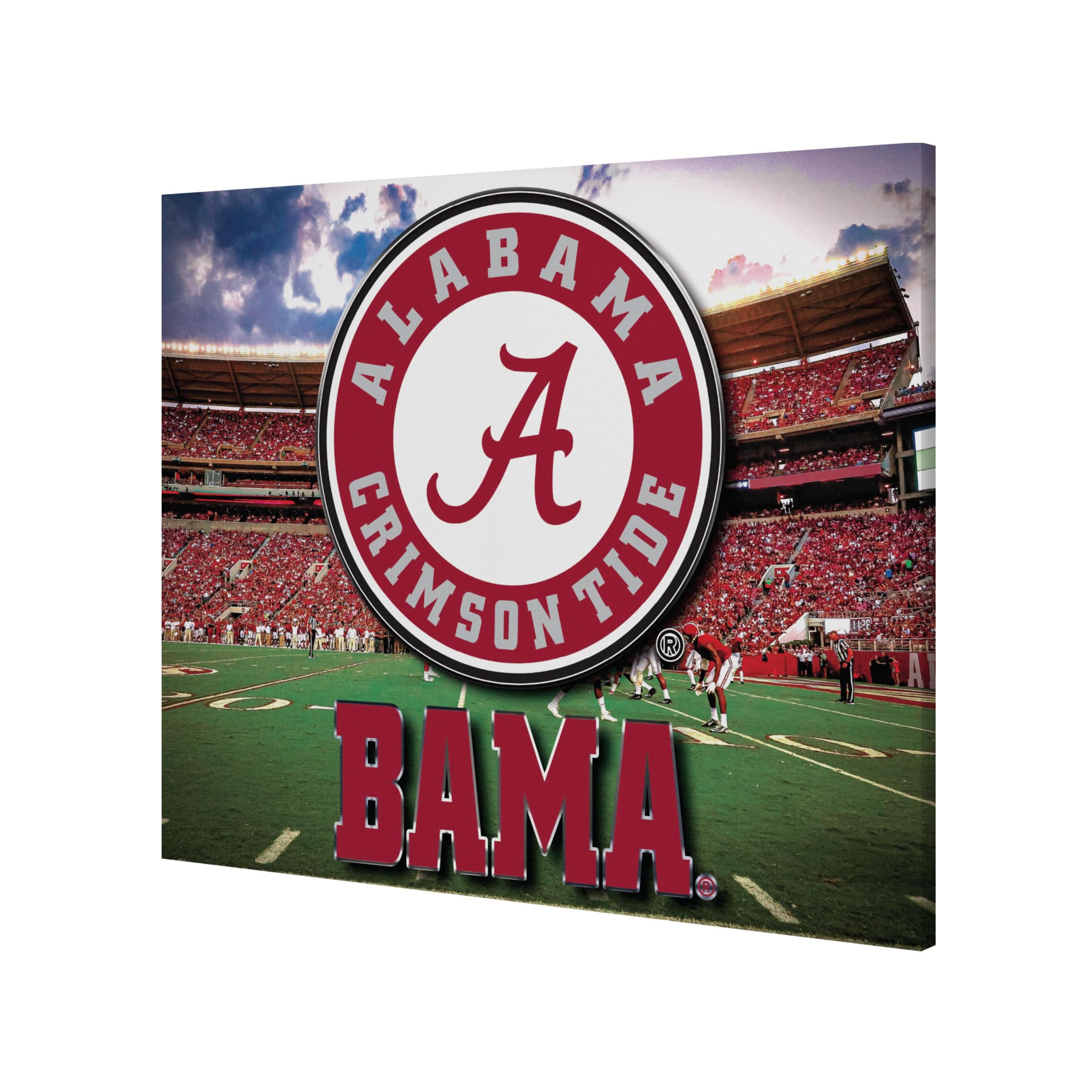 Alabama Crimson Tide NCAA Canvas Wall Sign - Image 2