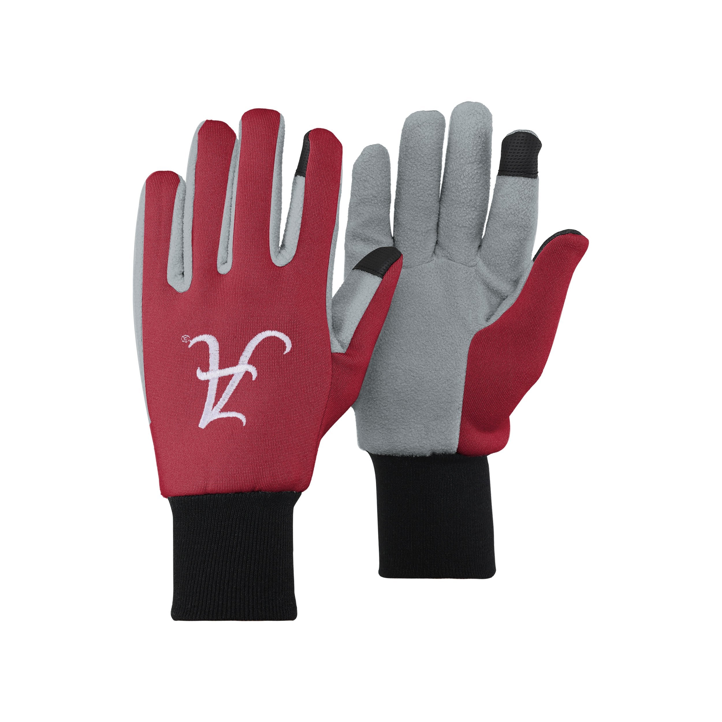 Alabama Crimson Tide NCAA Colored Texting Utility Gloves