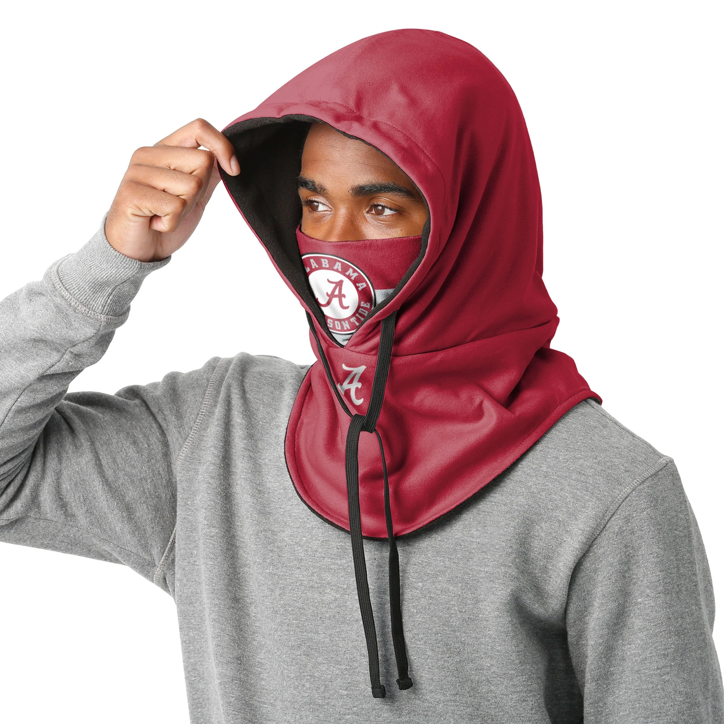 Alabama Crimson Tide NCAA Drawstring Hooded Gaiter - Image 3