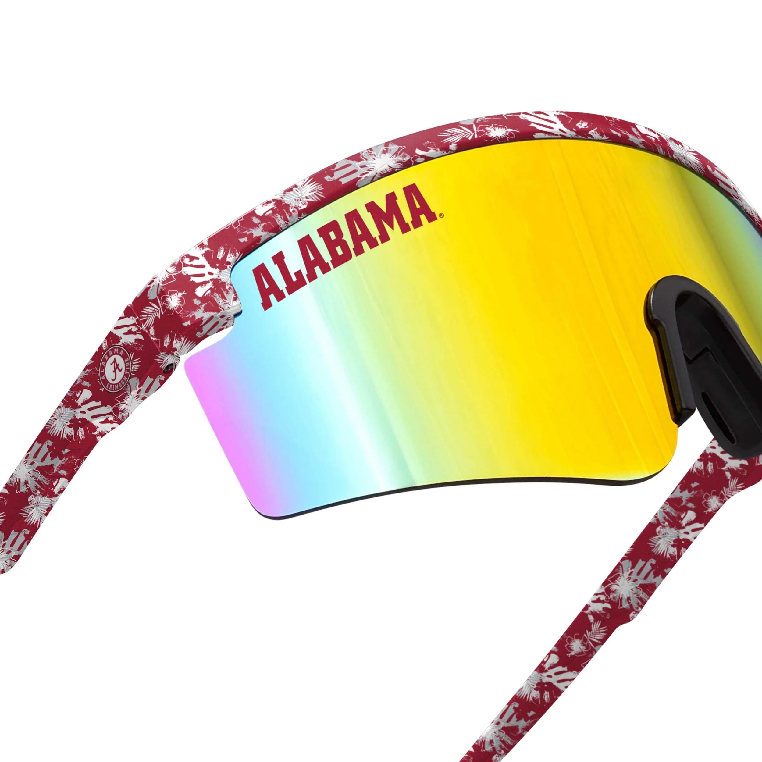 Alabama Crimson Tide NCAA Floral Large Frame Sunglasses - Image 4