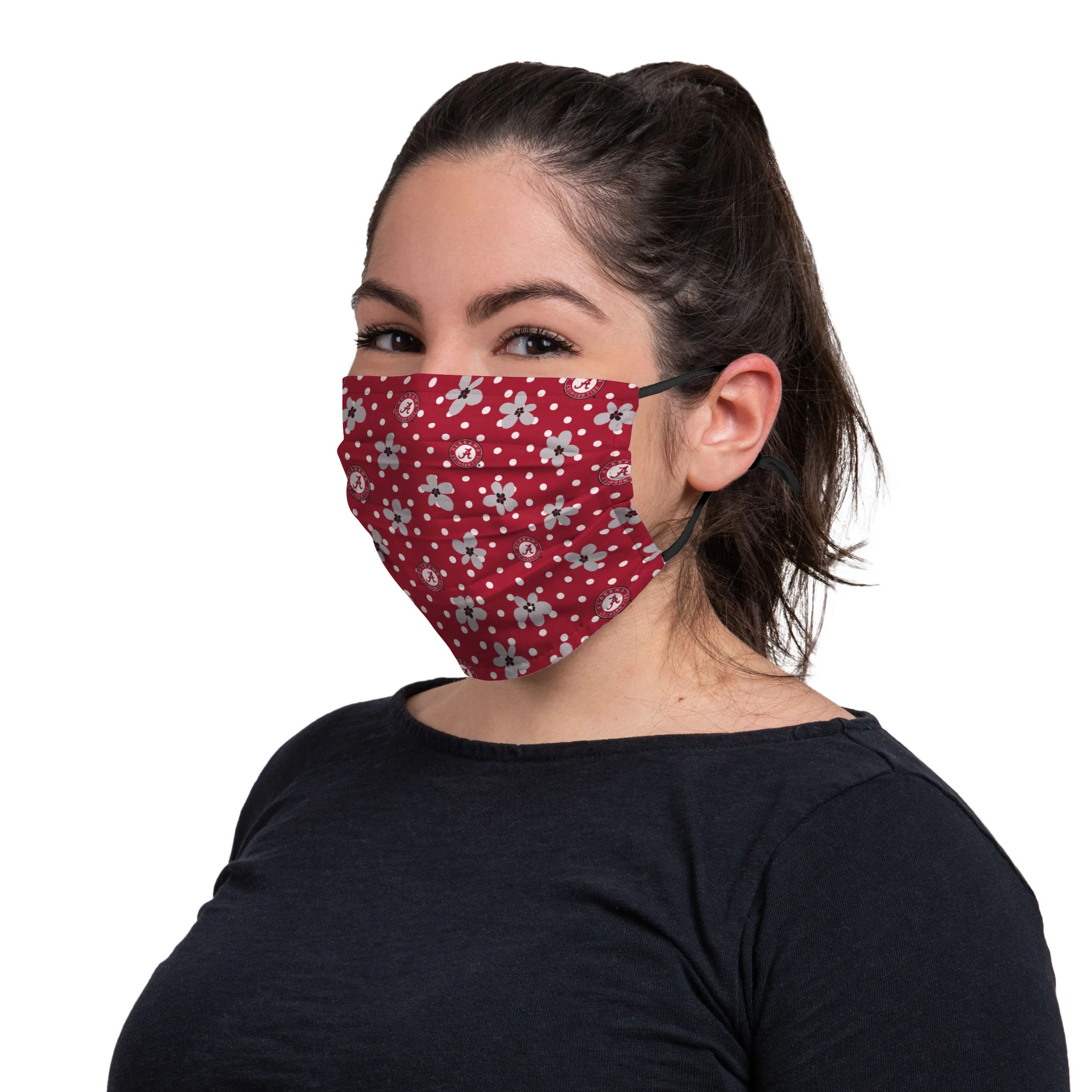 Alabama Crimson Tide NCAA Gameday Gardener 3 Pack Face Cover - Image 3