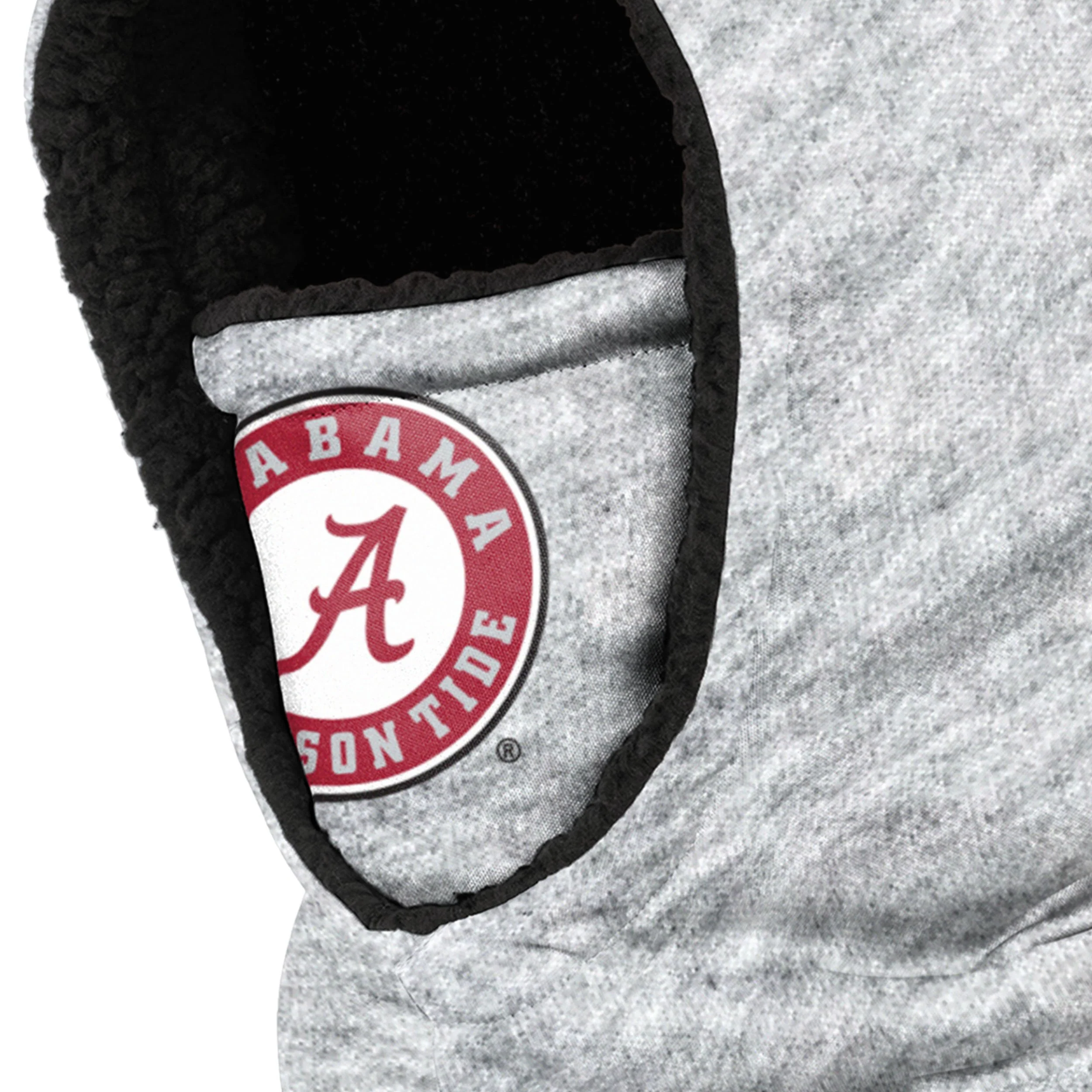 Alabama Crimson Tide NCAA Heather Grey Big Logo Hooded Gaiter - Image 3
