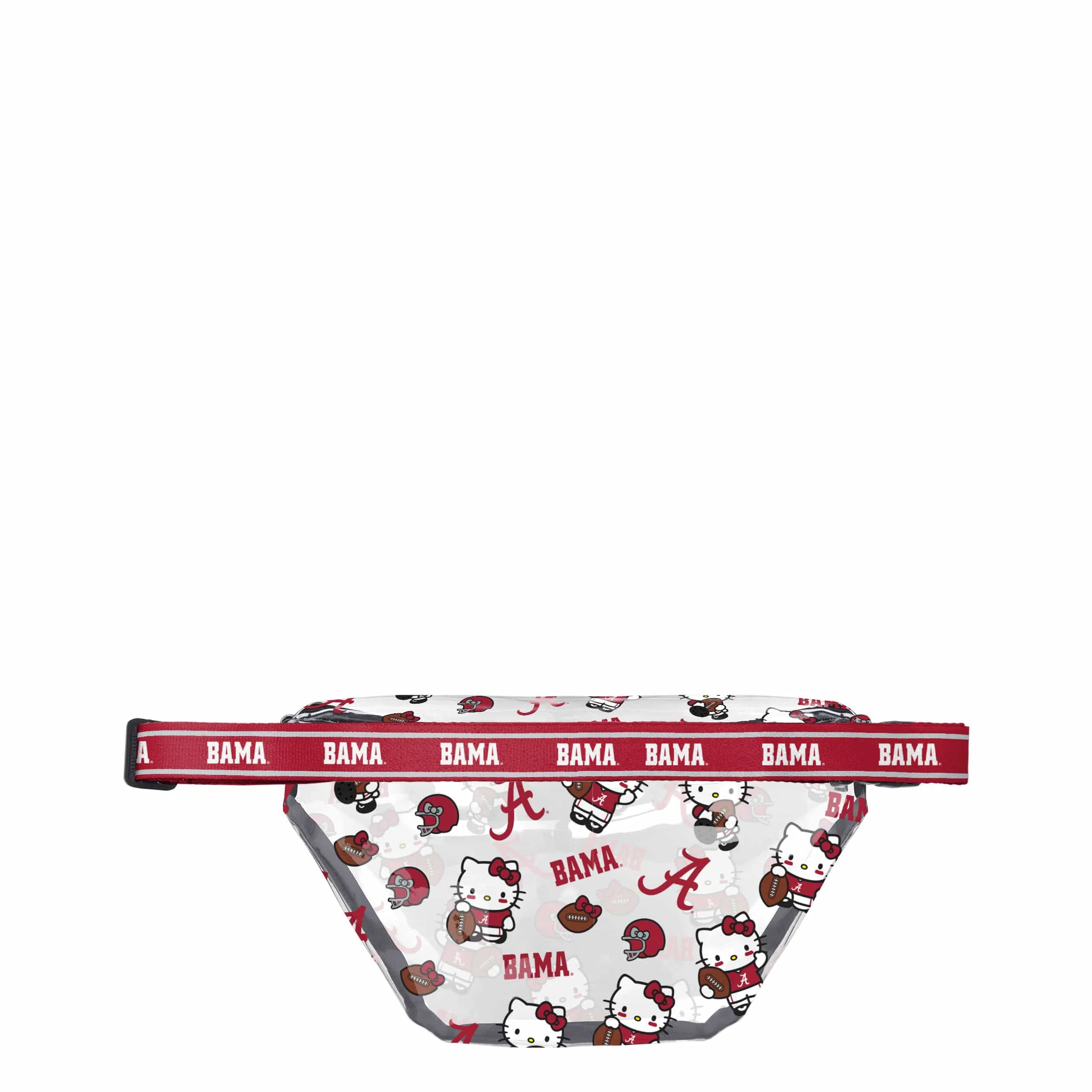 Alabama Crimson Tide NCAA Hello Kitty® Clear Fanny Pack (PREORDER - SHIPS MID JULY) - Image 2