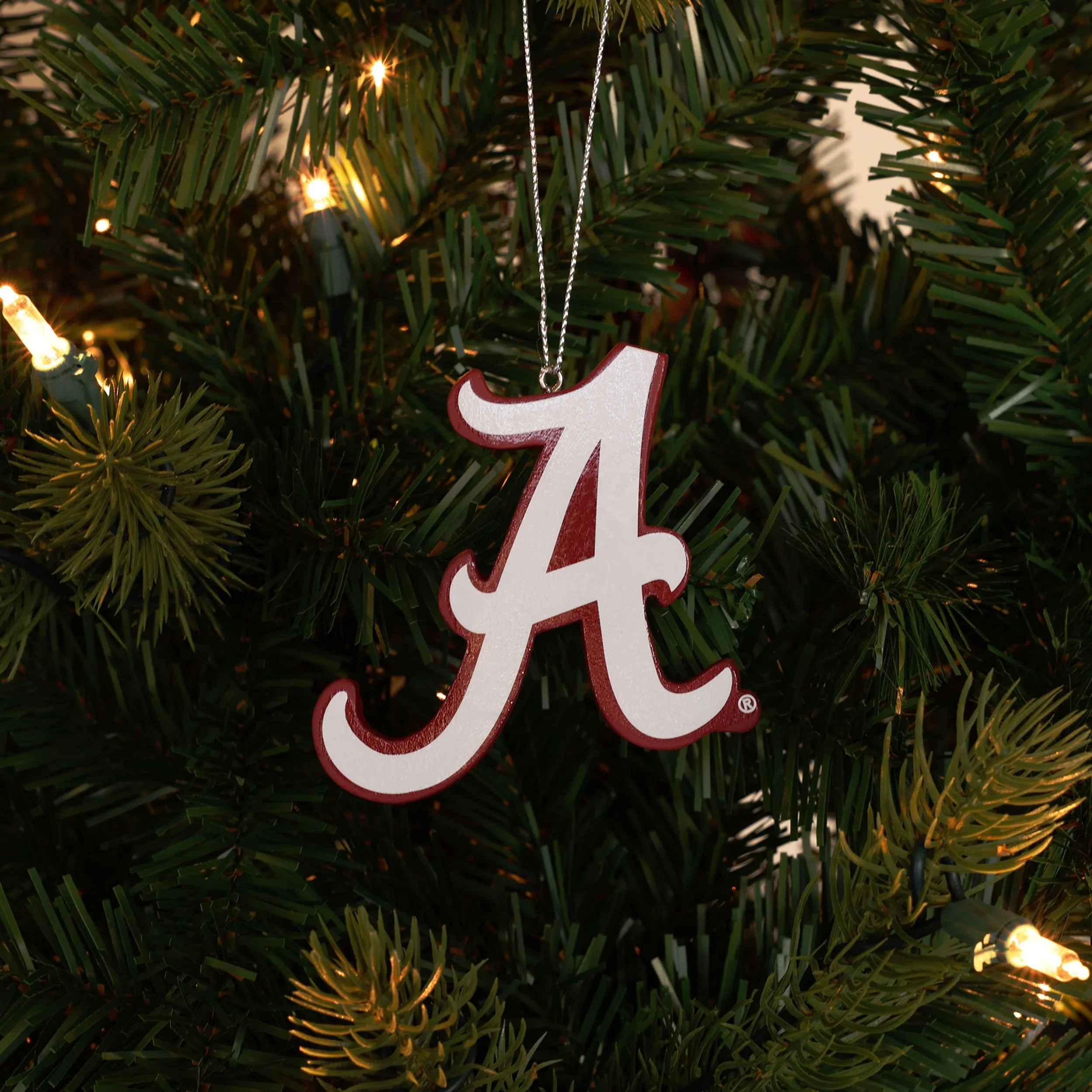 Alabama Crimson Tide NCAA Holiday Cheer Logo Ornament - Image 3