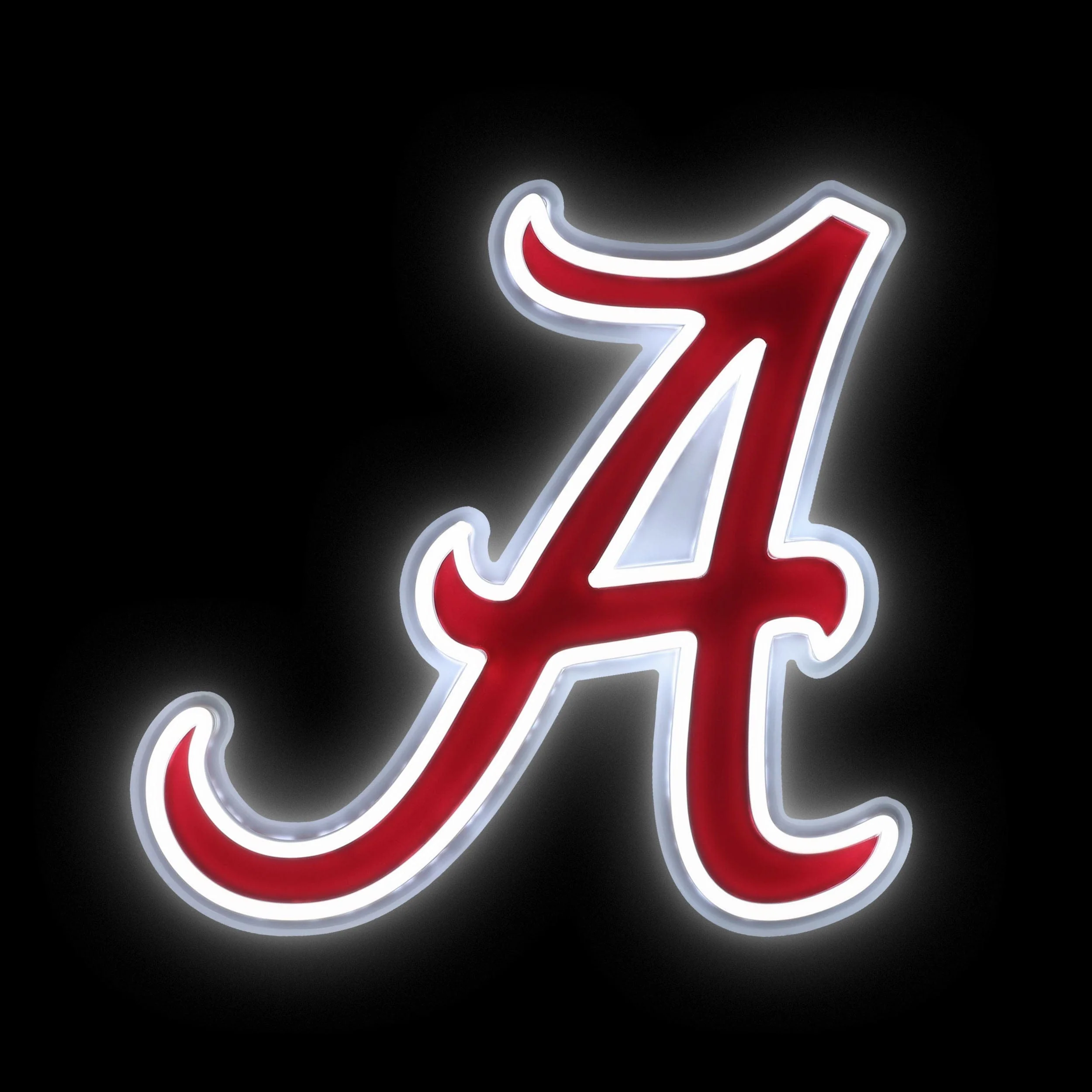 Alabama Crimson Tide NCAA LED Neon Light Up Team Logo Sign - Image 2