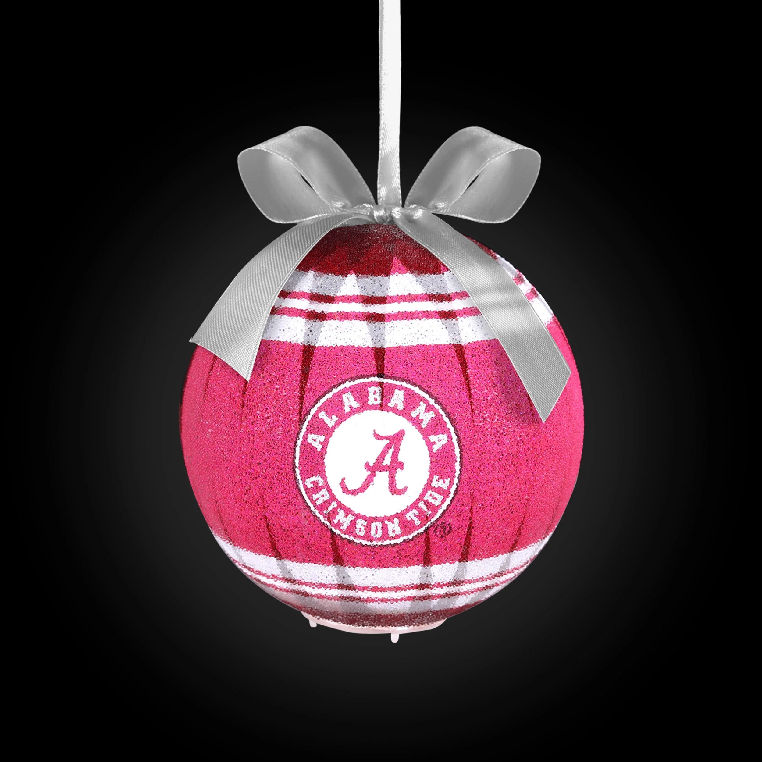 Alabama Crimson Tide NCAA LED Shatterproof Ball Ornament - Image 2