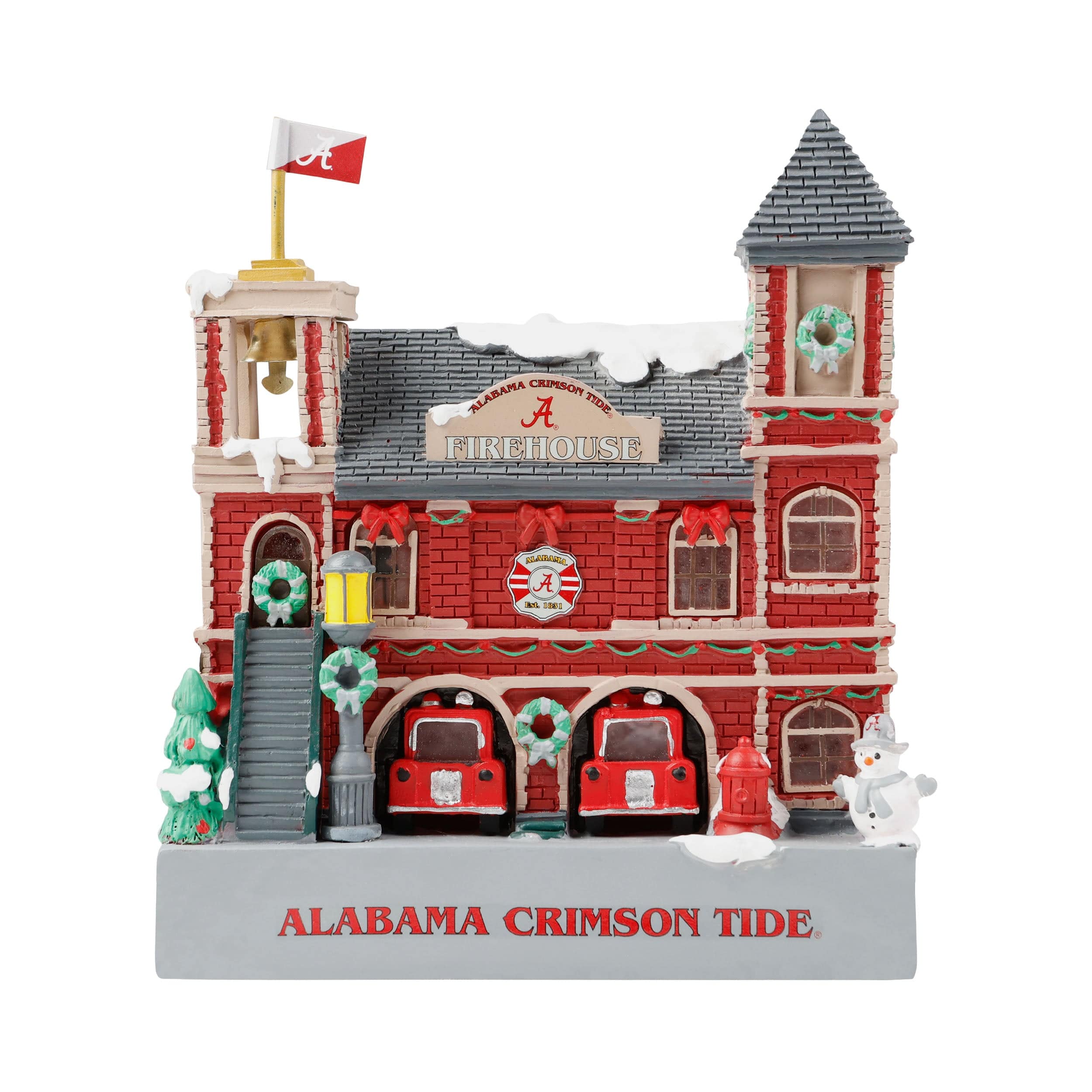 Alabama Crimson Tide NCAA Light Up Resin Team Firehouse