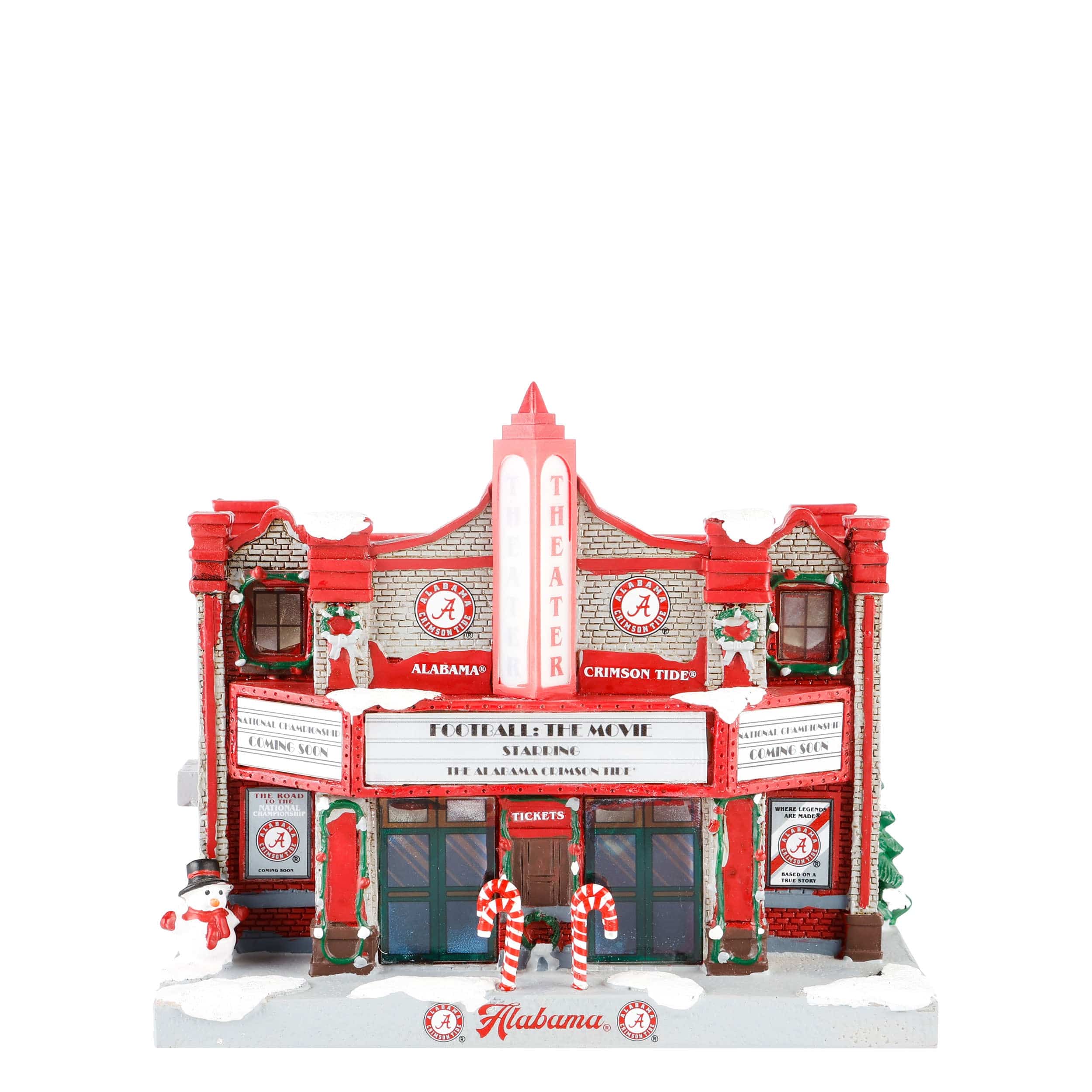 Alabama Crimson Tide NCAA Light Up Resin Team Theater