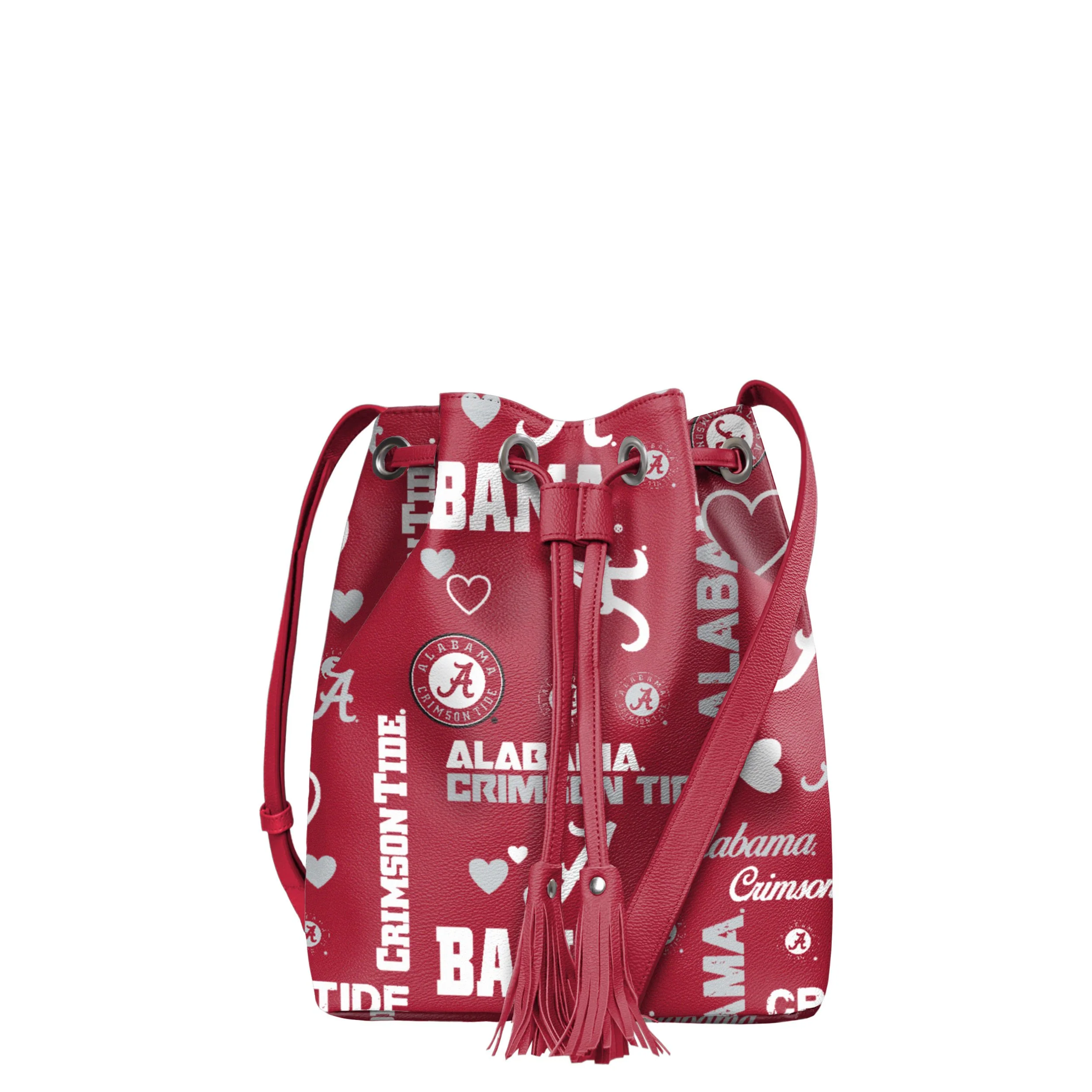 Alabama Crimson Tide NCAA Logo Love Cinch Purse