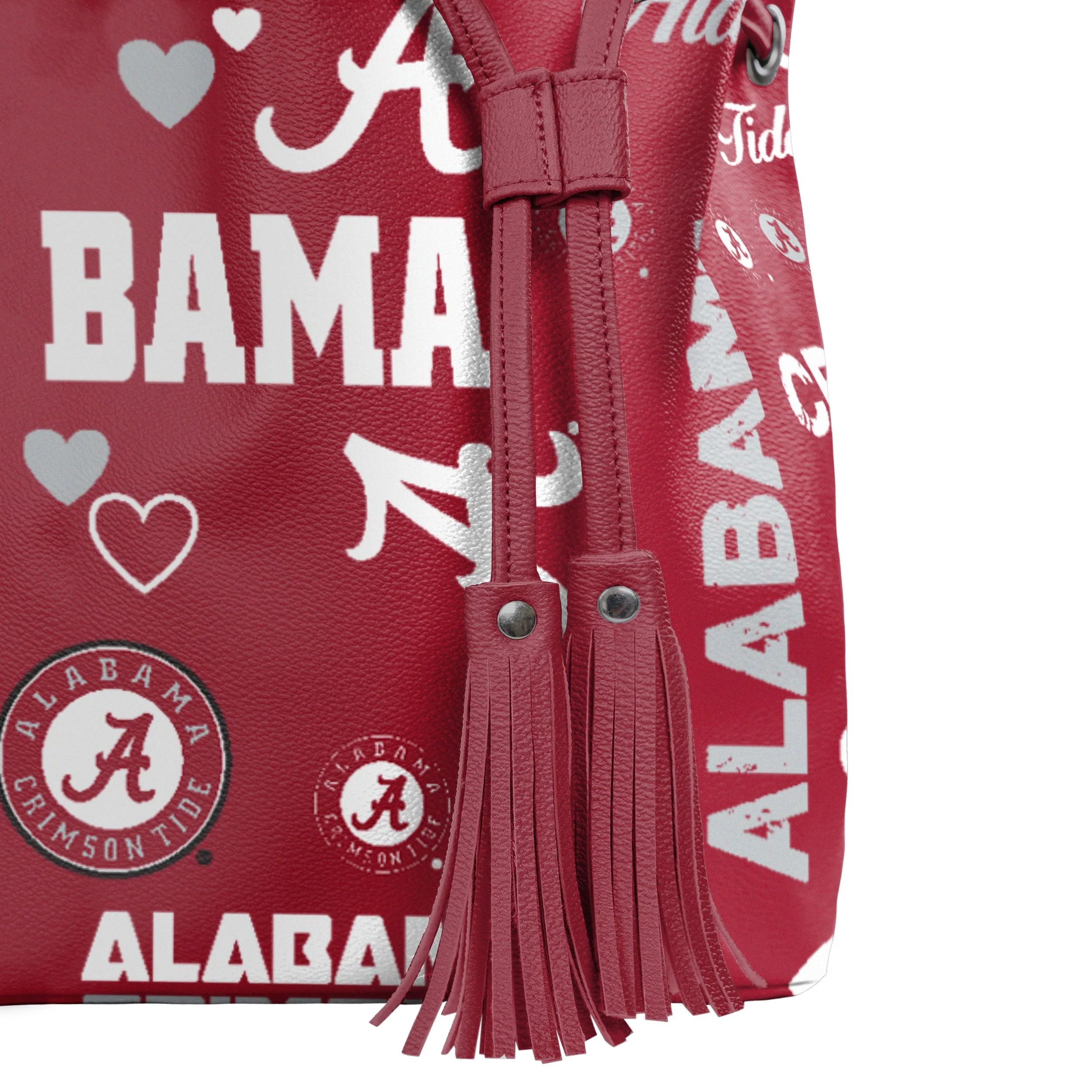 Alabama Crimson Tide NCAA Logo Love Cinch Purse - Image 4