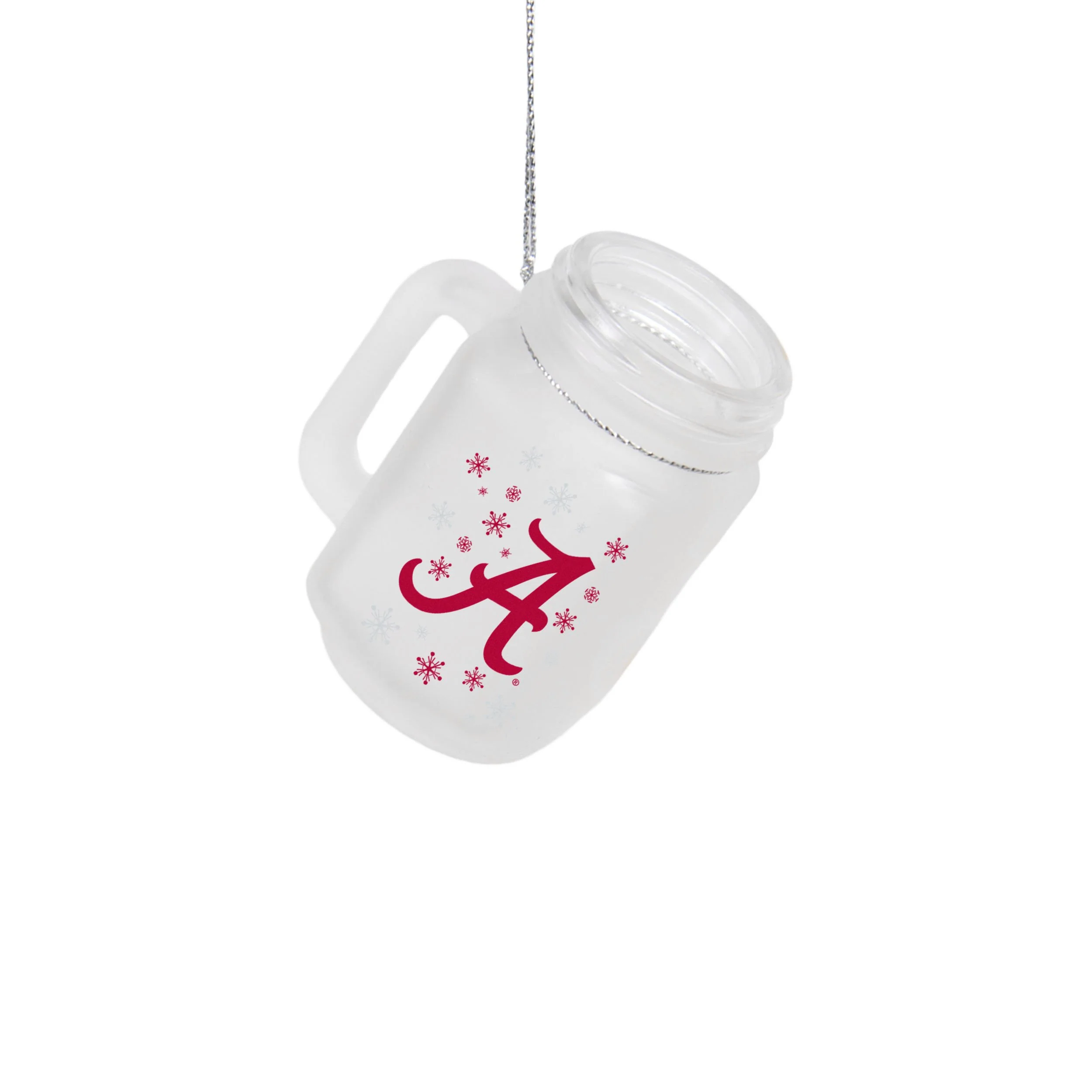 Alabama Crimson Tide NCAA Mason Jar Ornament