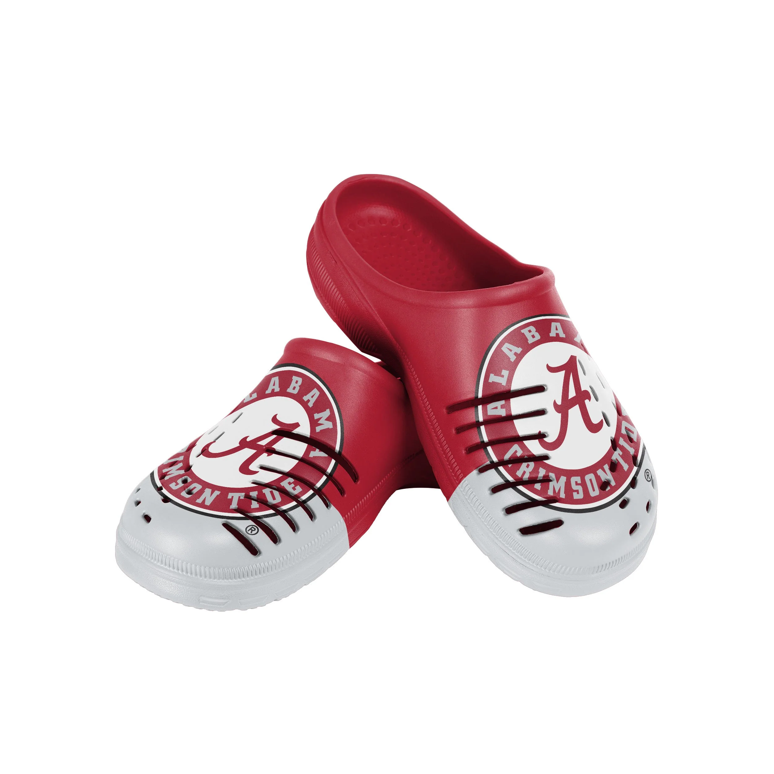Alabama Crimson Tide NCAA Mens Colorblock Big Logo Clog