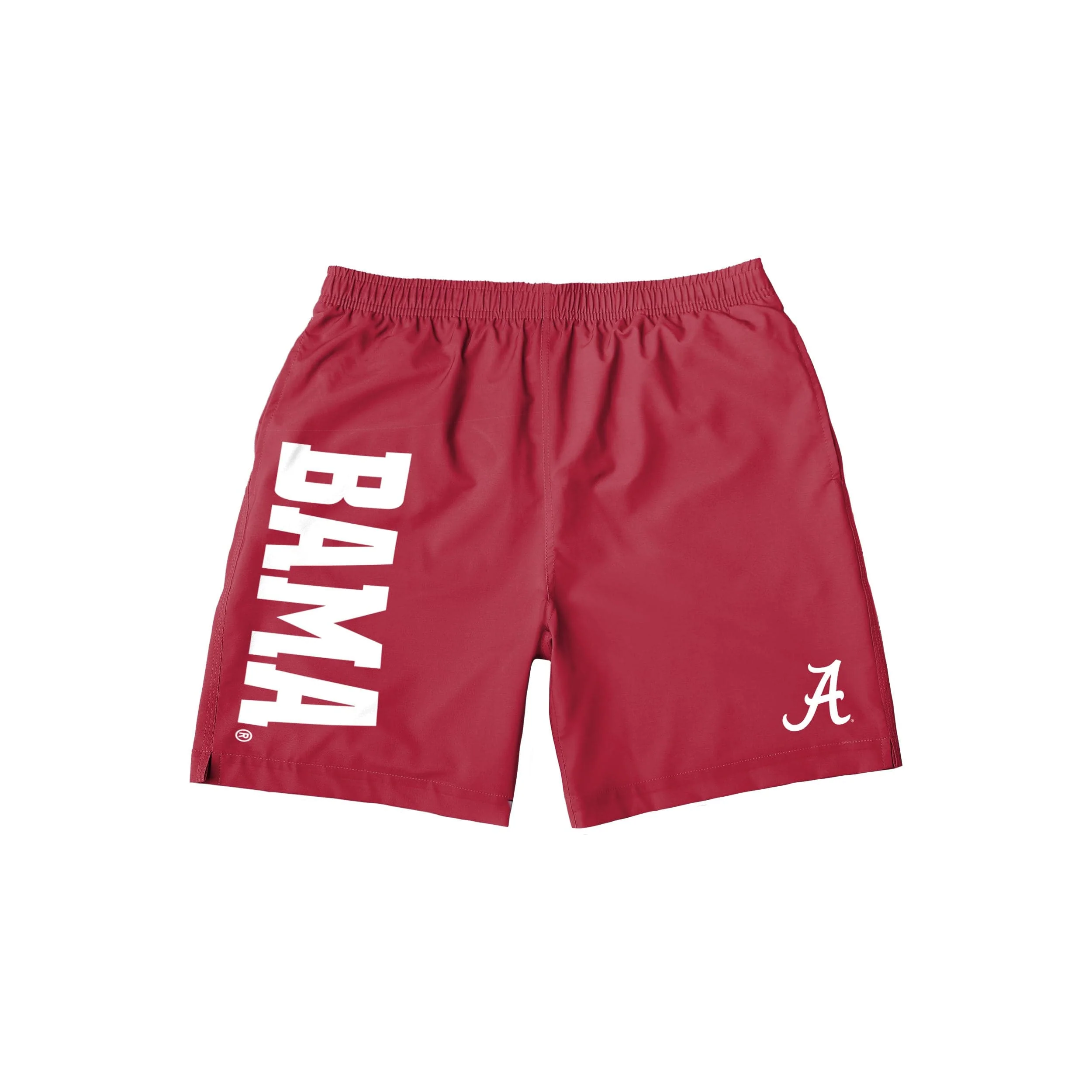 Alabama Crimson Tide NCAA Mens Solid Wordmark Traditional Swimming Trunks - Image 4