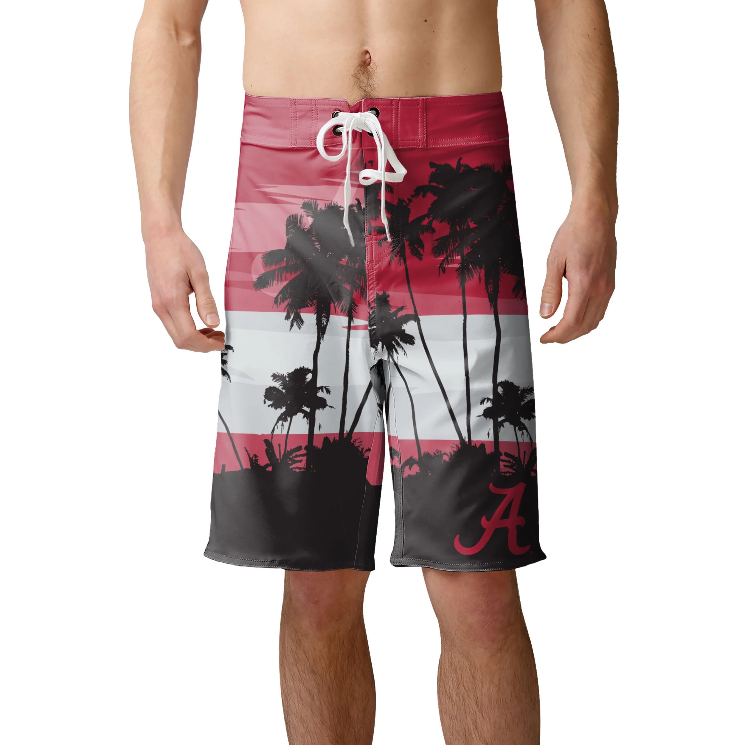 Alabama Crimson Tide NCAA Mens Sunset Boardshorts - Image 2