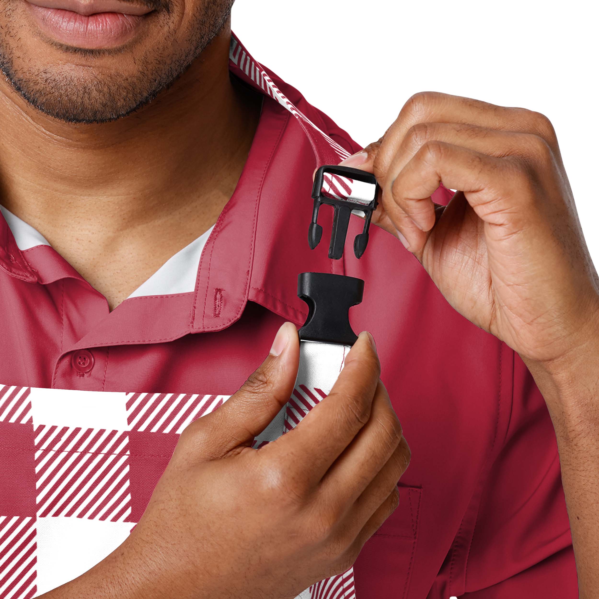 Alabama Crimson Tide NCAA Plaid Apron - Image 3