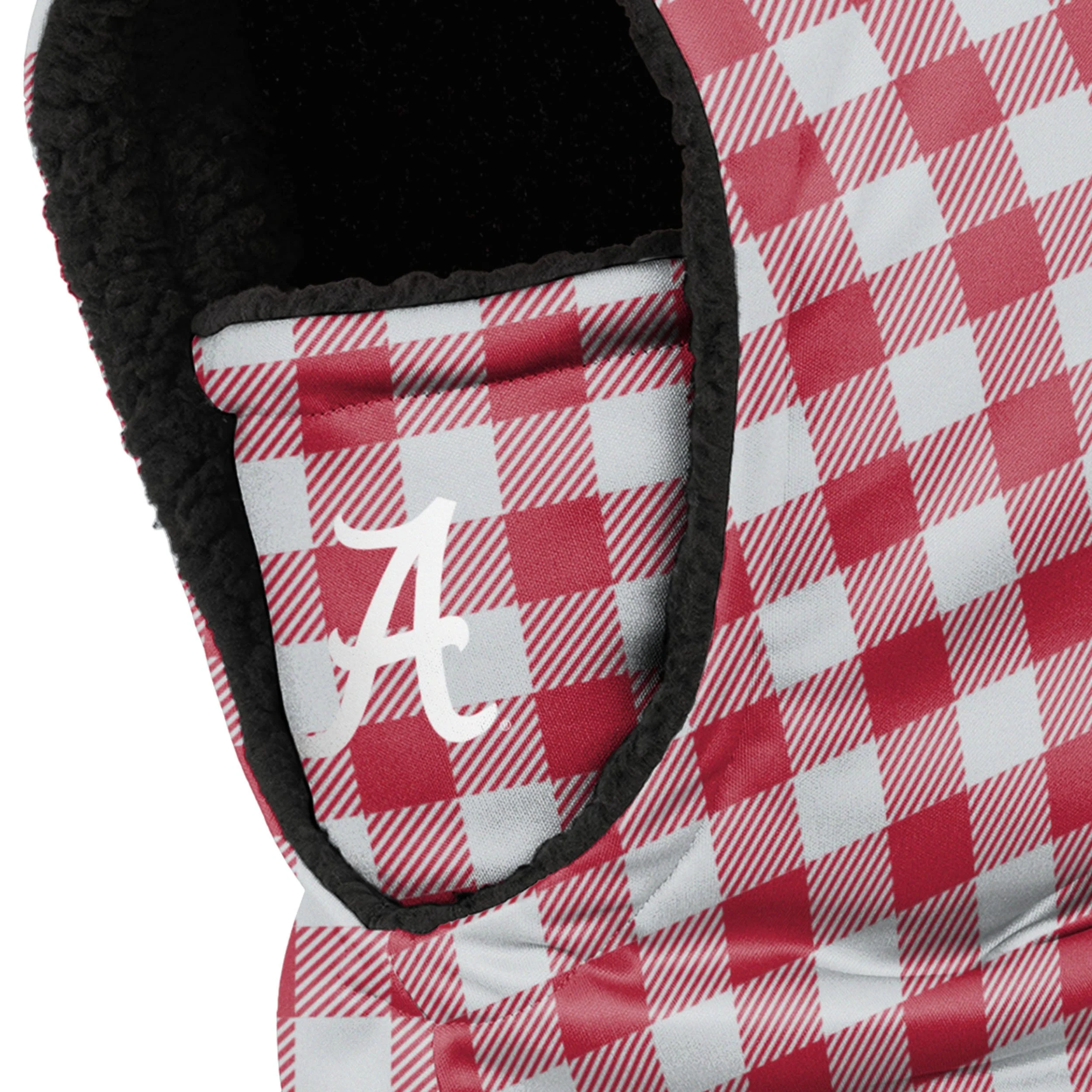 Alabama Crimson Tide NCAA Plaid Hooded Gaiter - Image 3