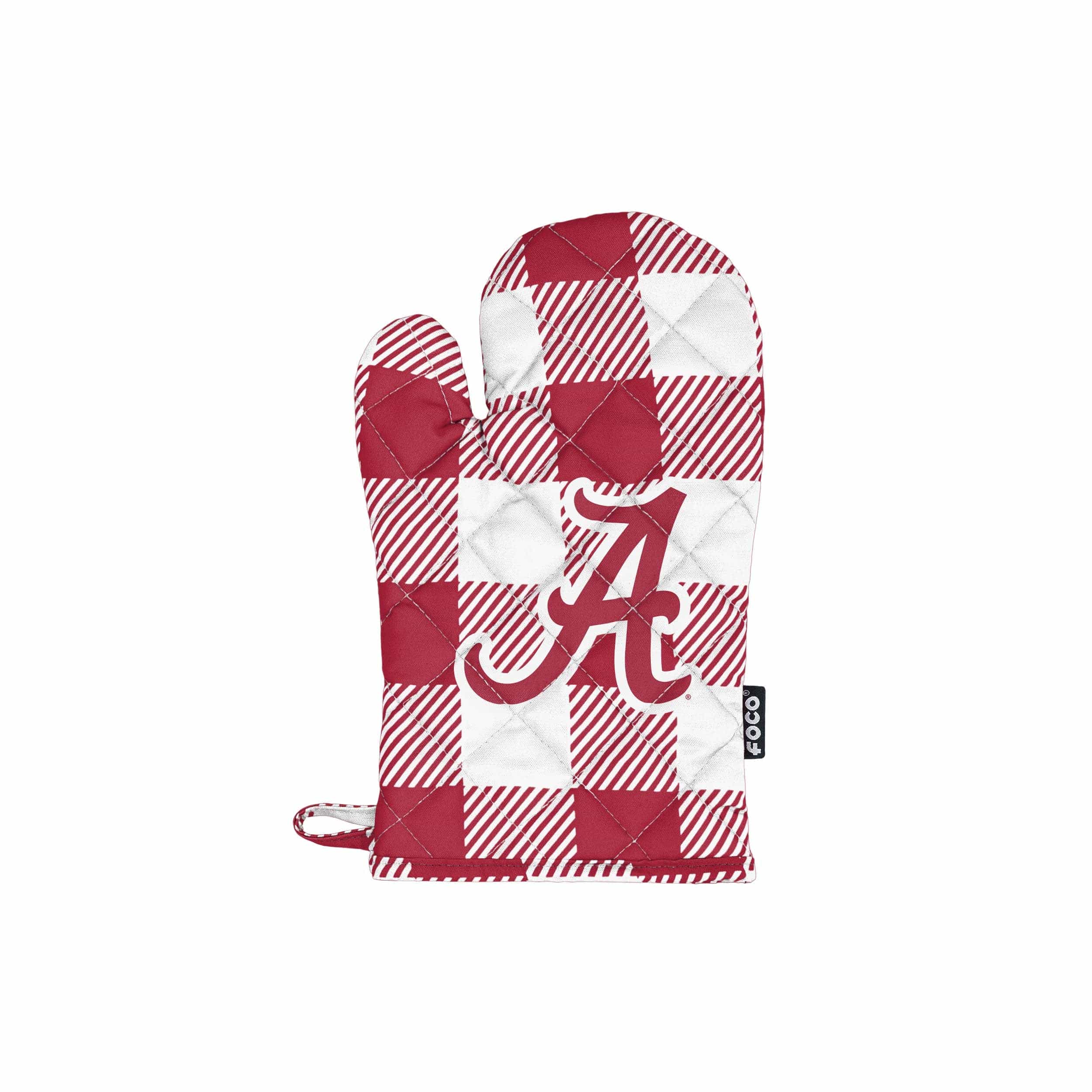 Alabama Crimson Tide NCAA Plaid Oven Mitt