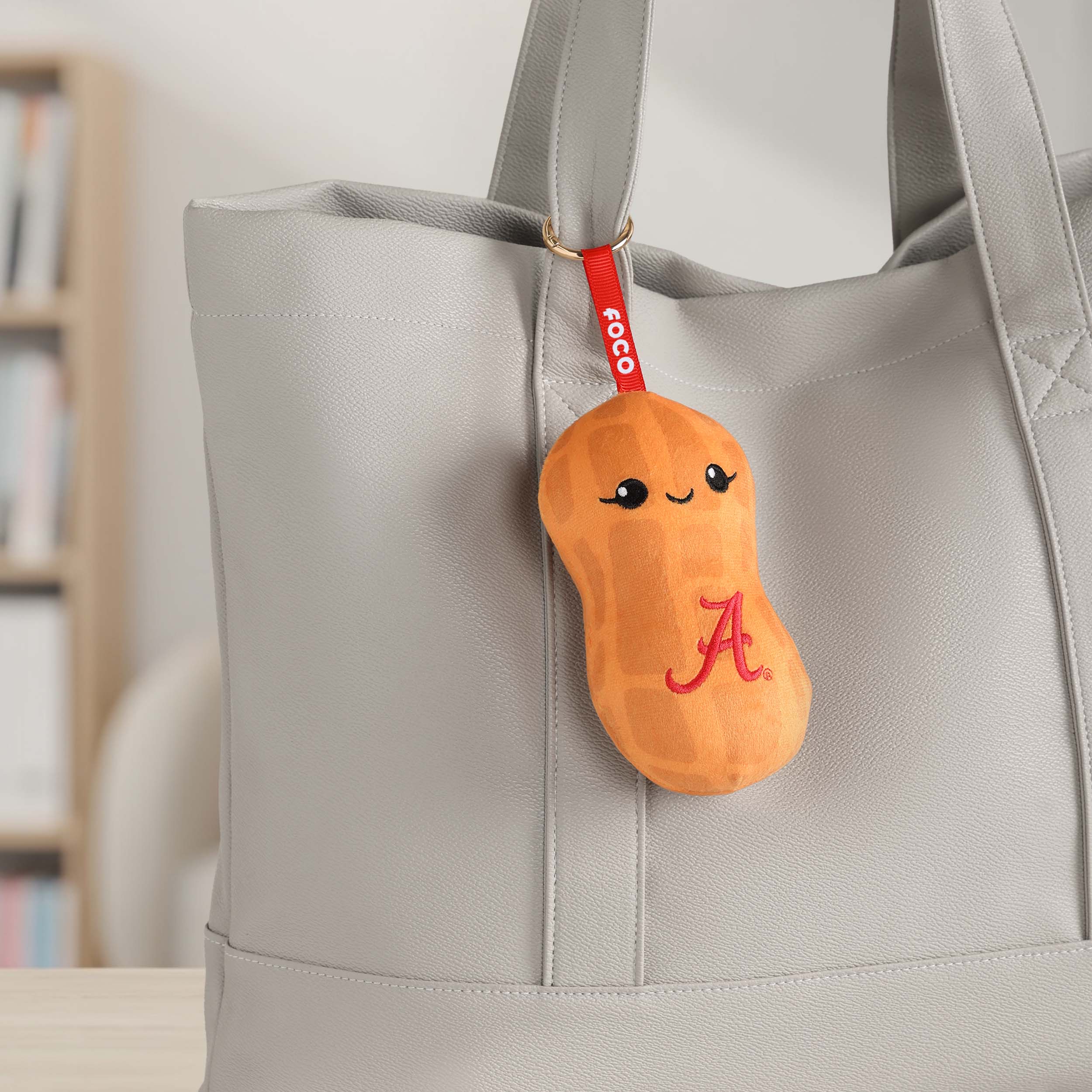 Alabama Crimson Tide NCAA Plush Food Bag Charm Keychain - Image 2