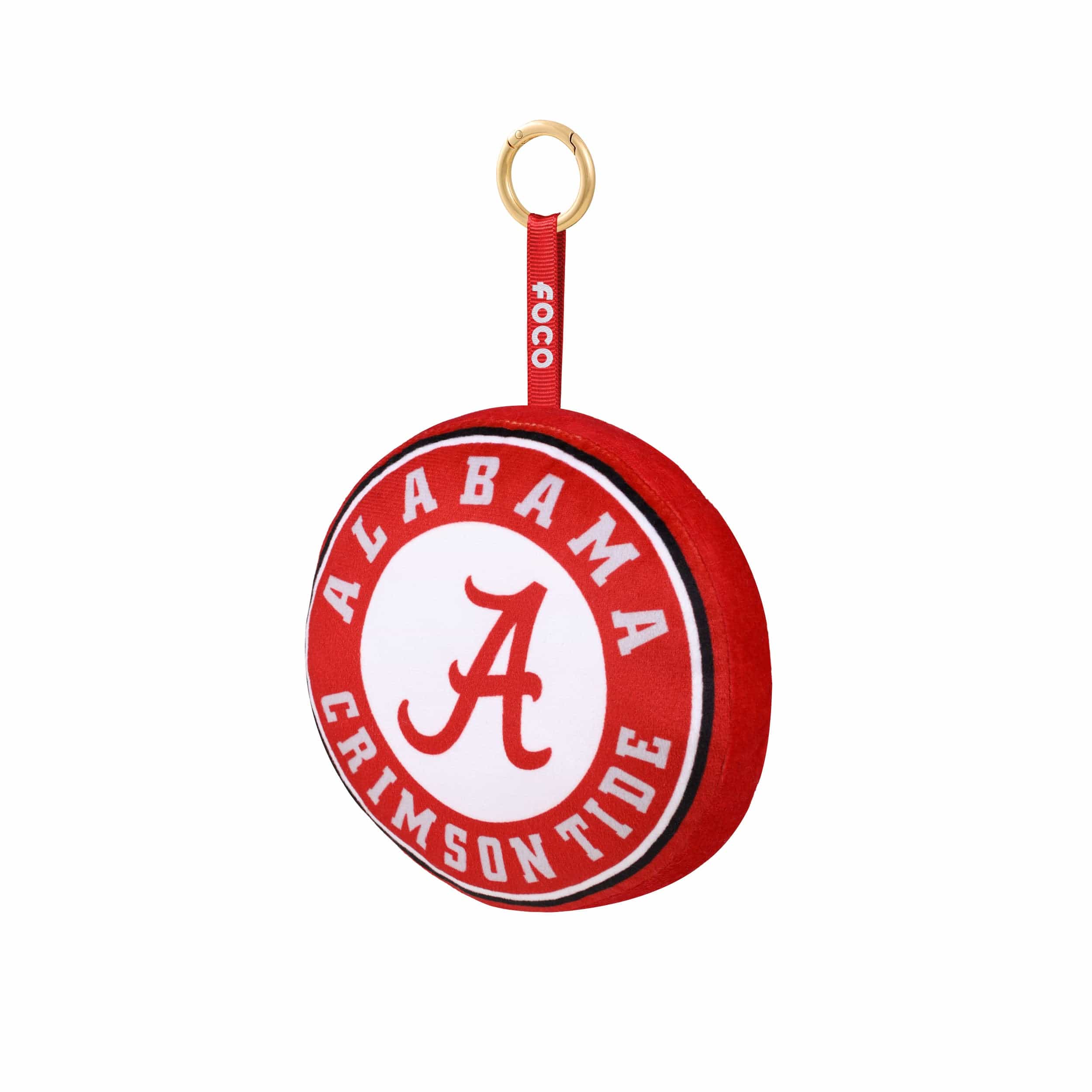 Alabama Crimson Tide NCAA Plush Team Logo Bag Charm Keychain - Image 3