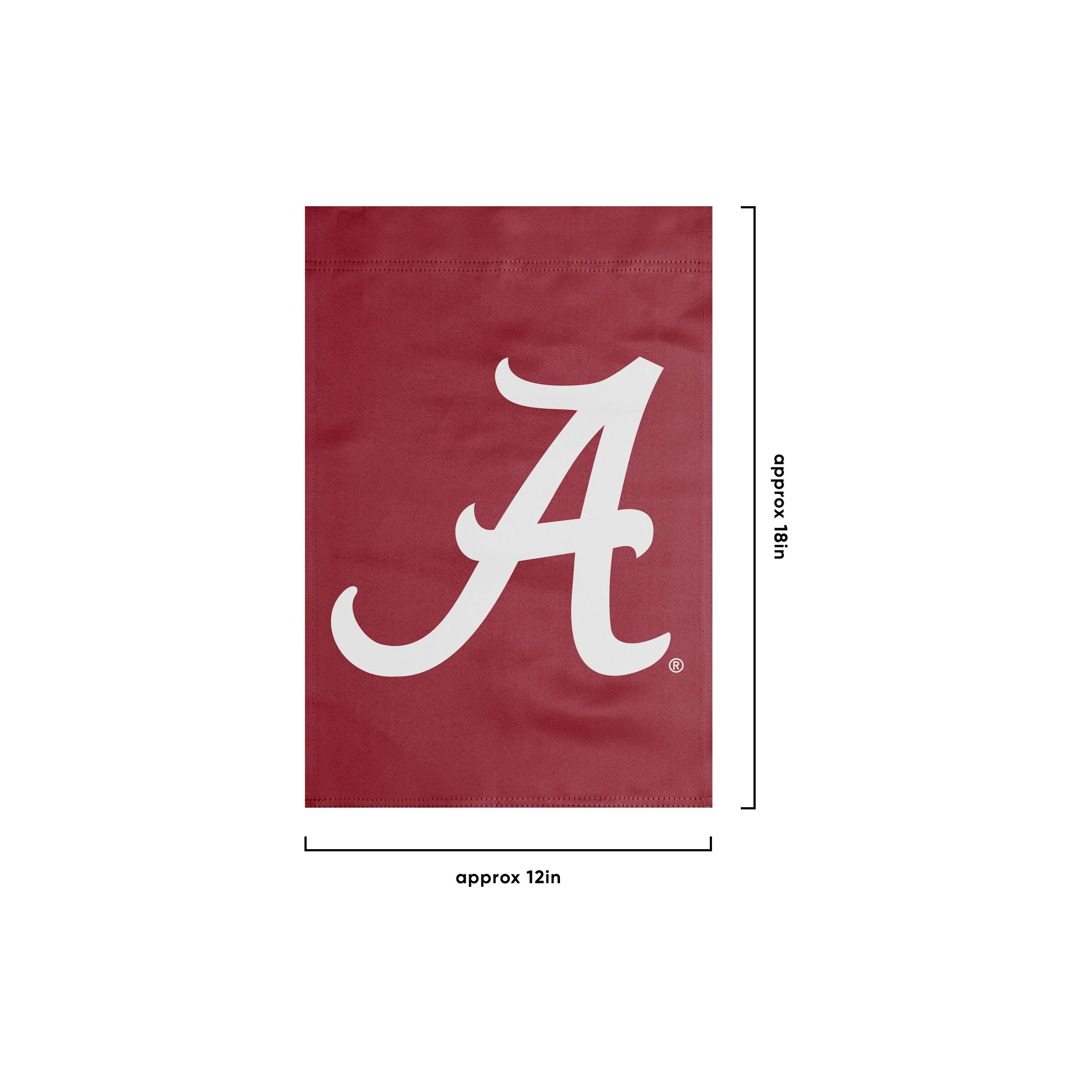 Alabama Crimson Tide NCAA Solid Garden Flag - Image 3