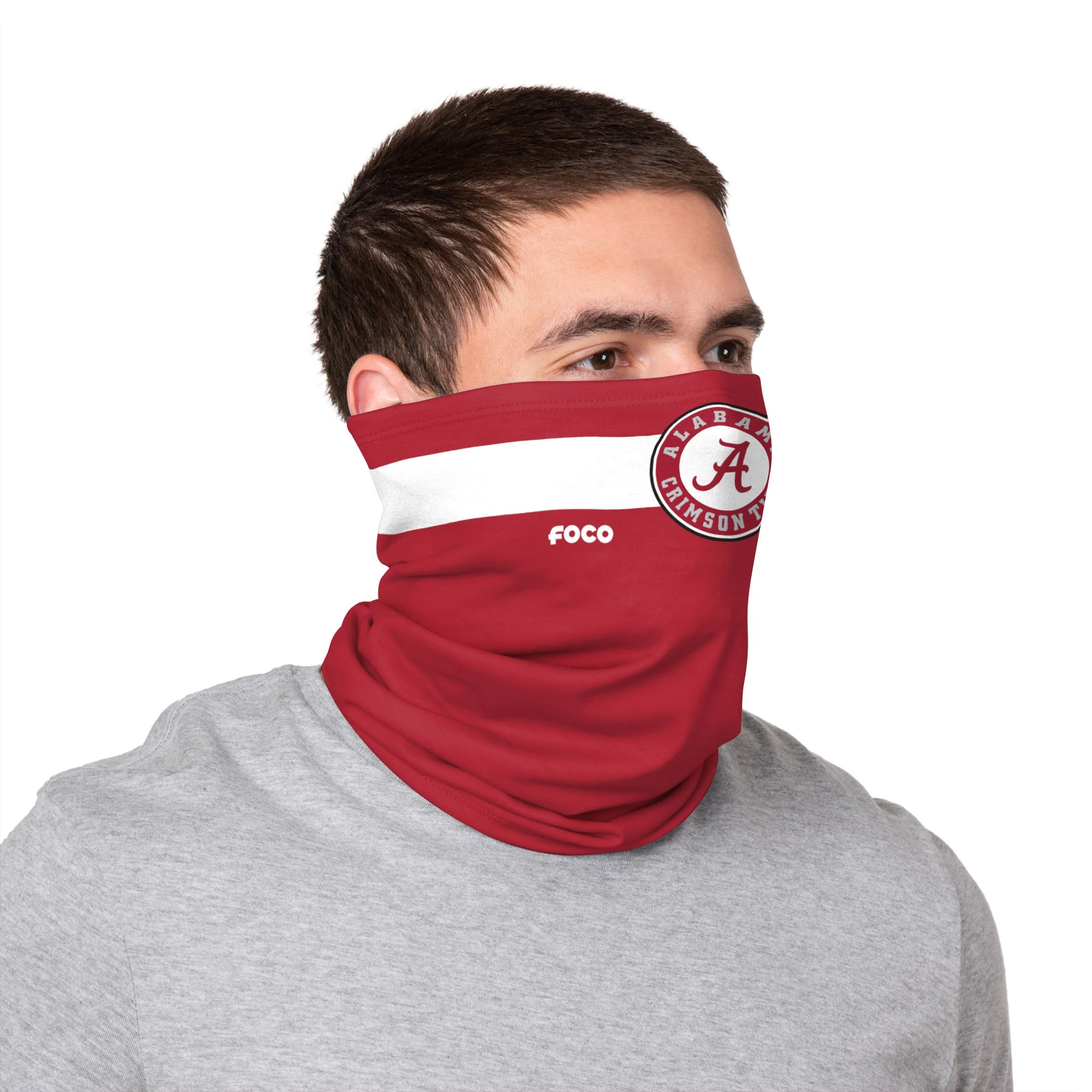 Alabama Crimson Tide NCAA Stitched 2 Pack Gaiter Scarf - Image 4