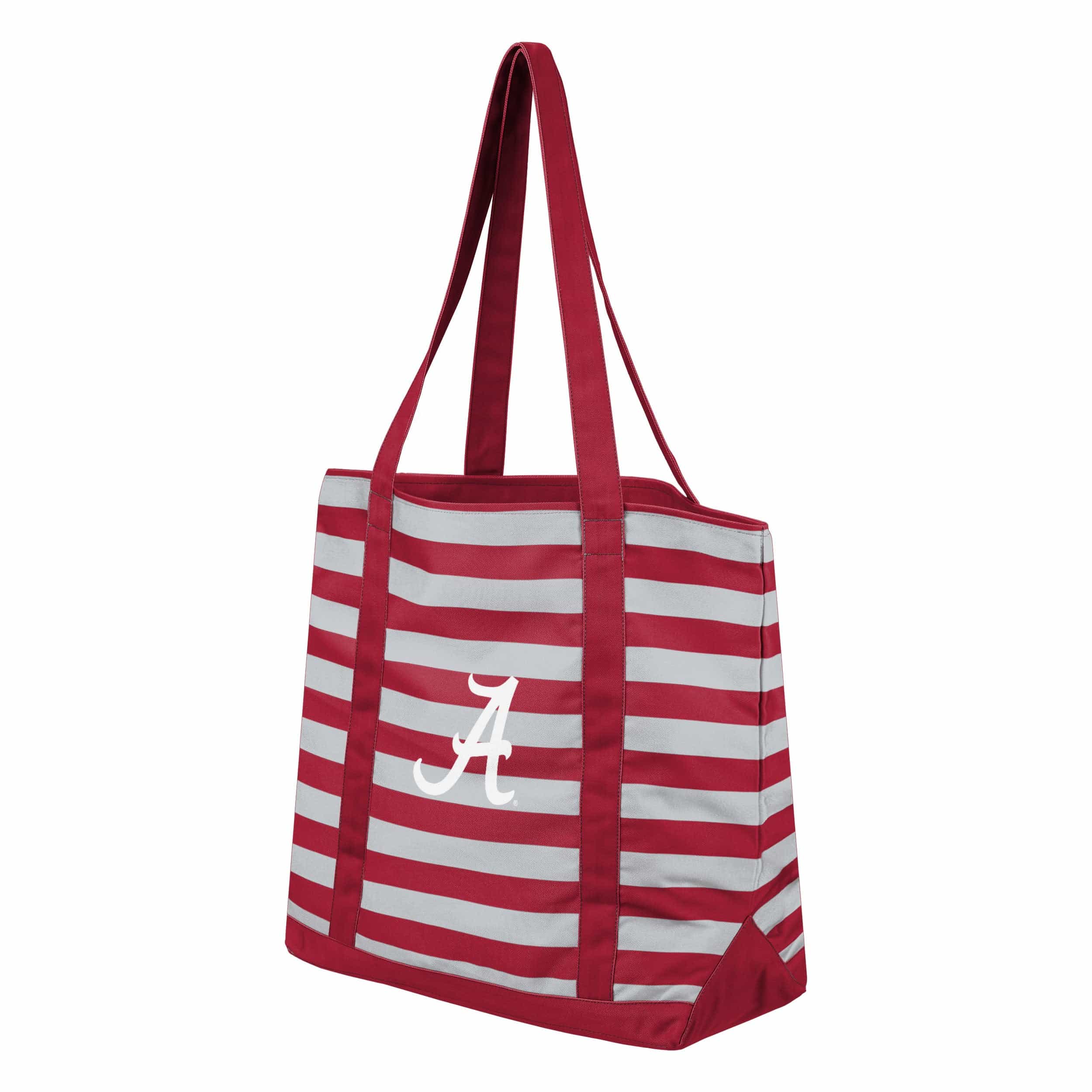 Alabama Crimson Tide NCAA Team Stripe Canvas Tote Bag - Image 2