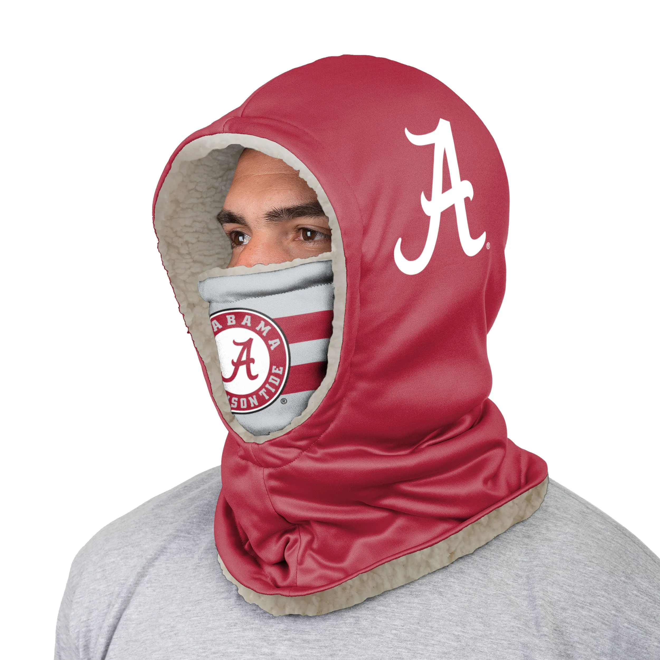 Alabama Crimson Tide NCAA Thematic Hooded Gaiter - Image 2