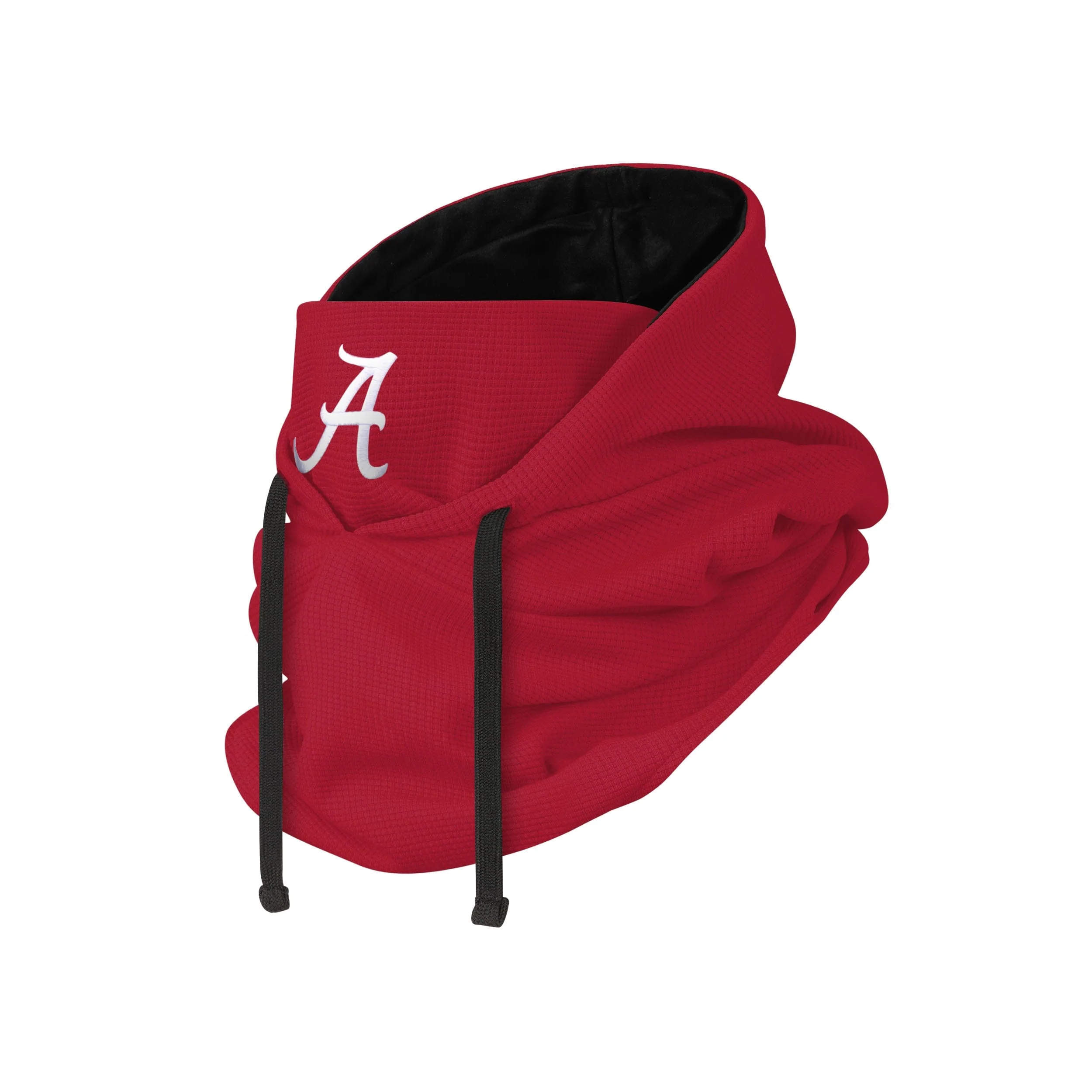Alabama Crimson Tide NCAA Waffle Drawstring Hooded Gaiter - Image 2