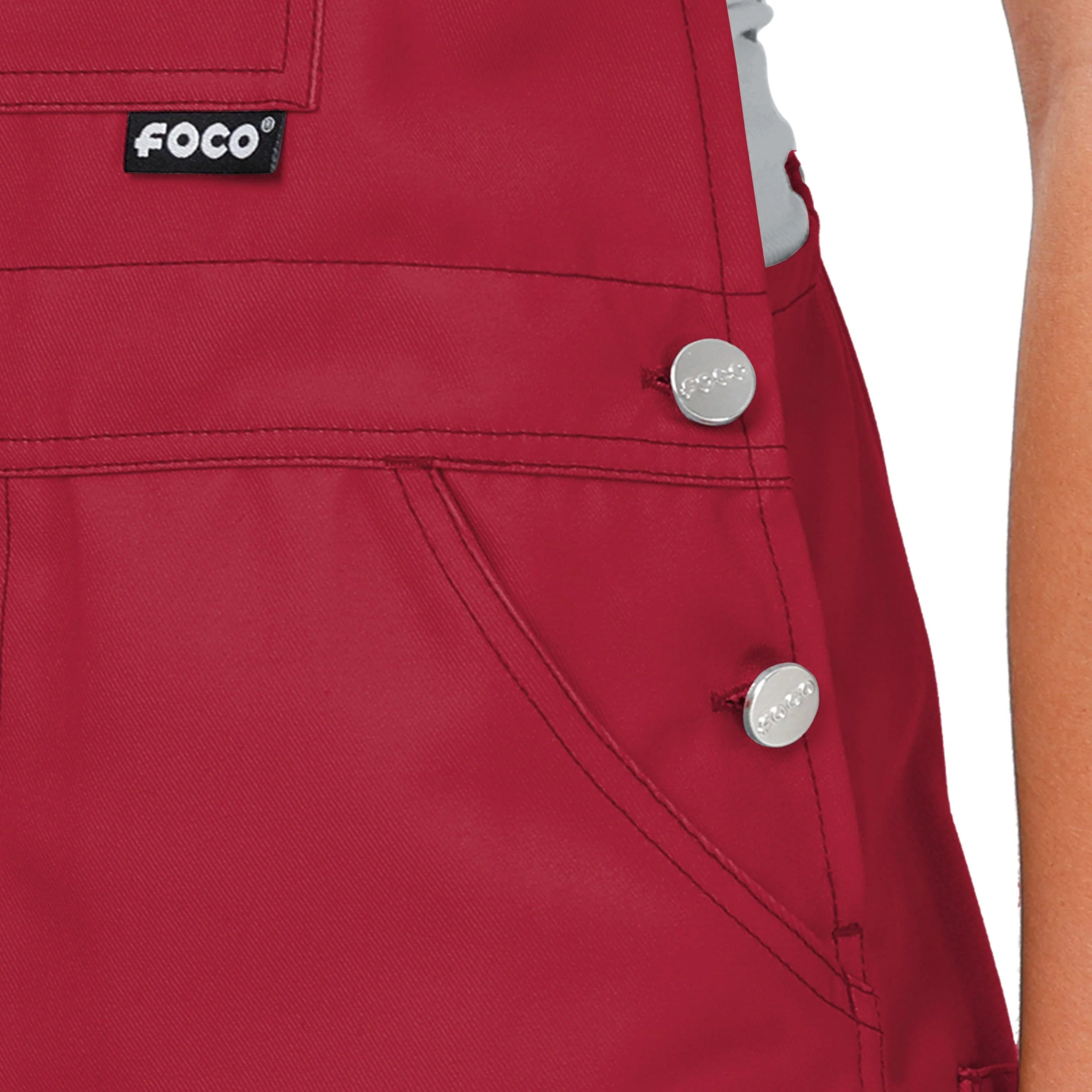 Alabama Crimson Tide NCAA Womens Big Logo Bib Overalls - Image 5