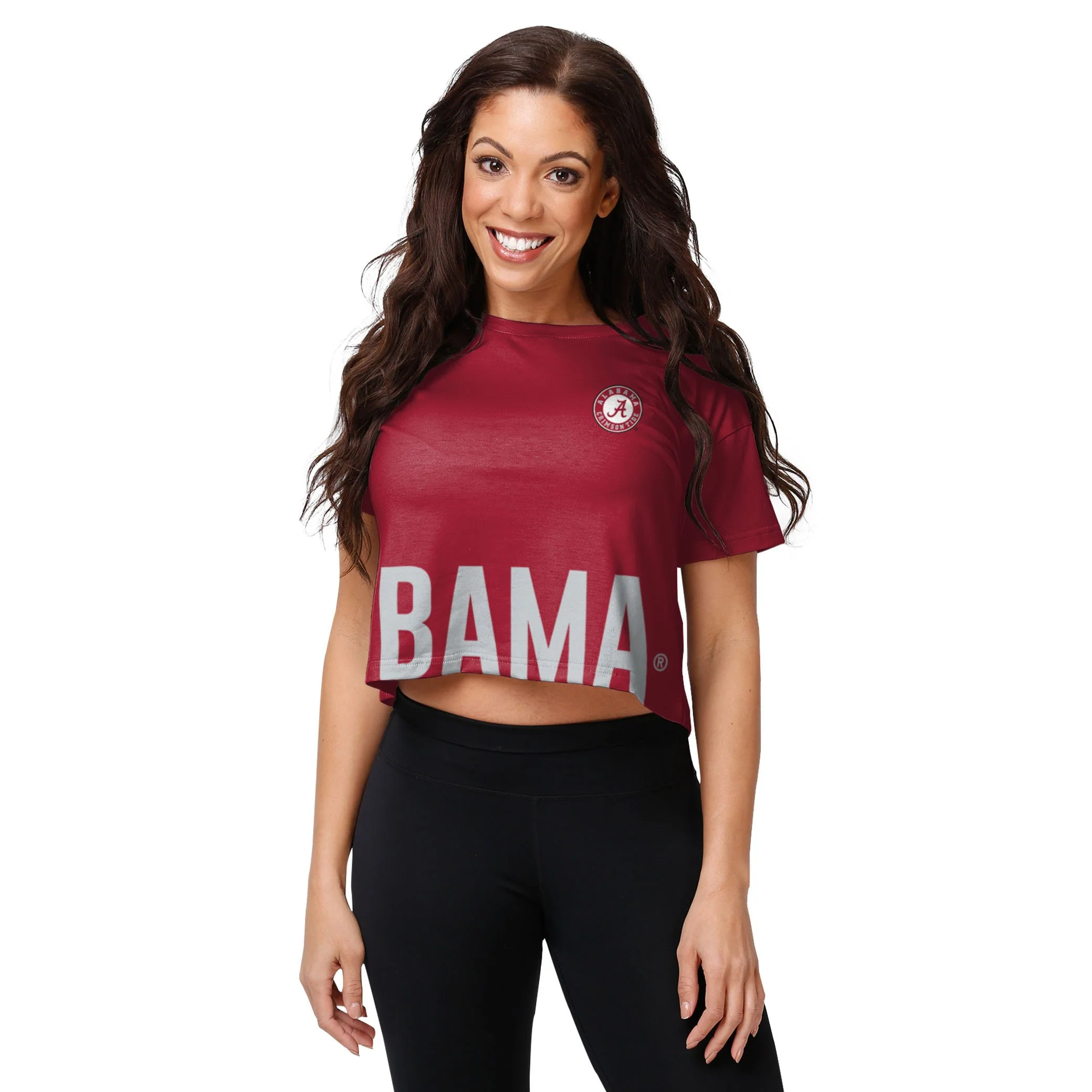Alabama Crimson Tide NCAA Womens Bottom Line Crop Top