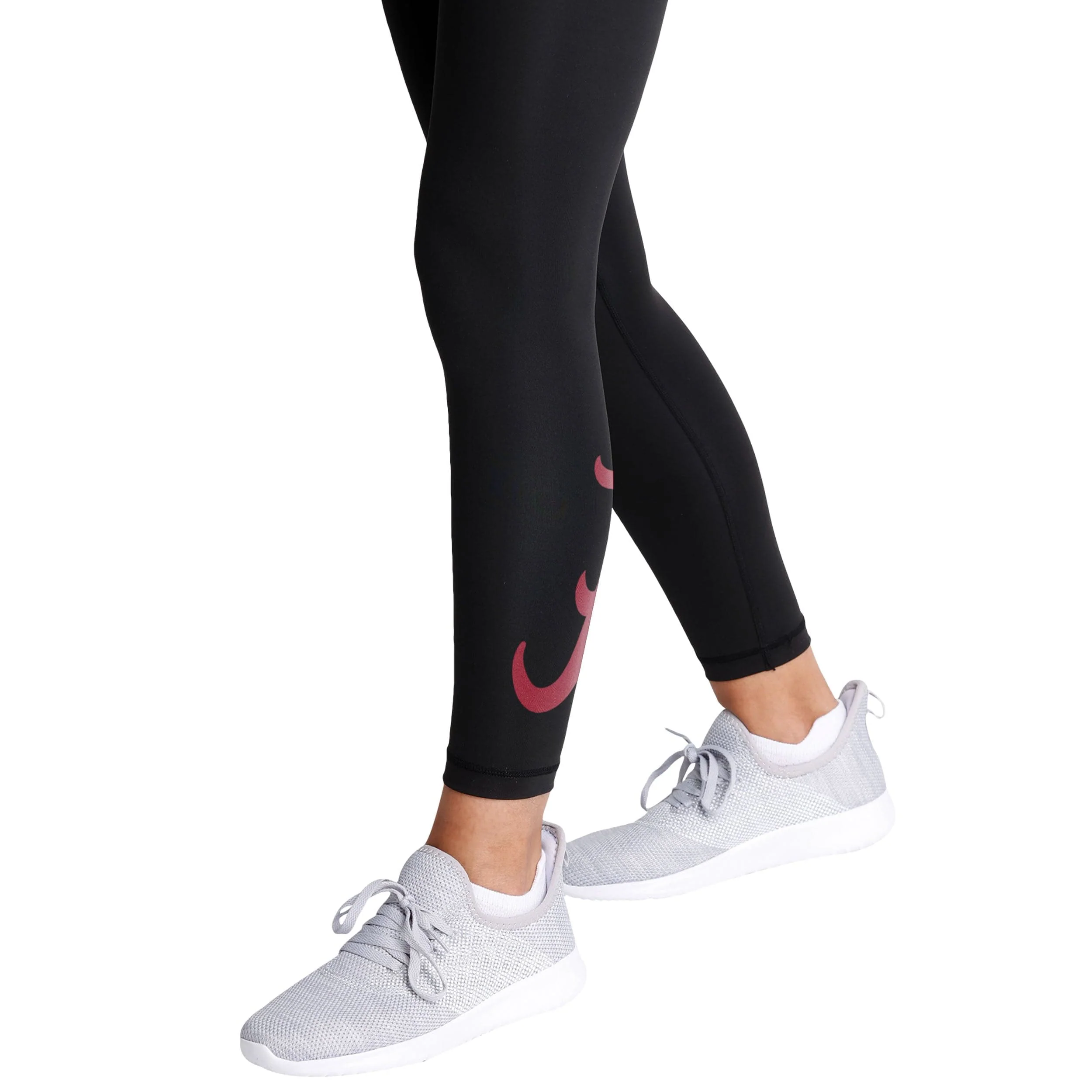 Alabama Crimson Tide NCAA Womens Calf Logo Black Leggings - Image 4