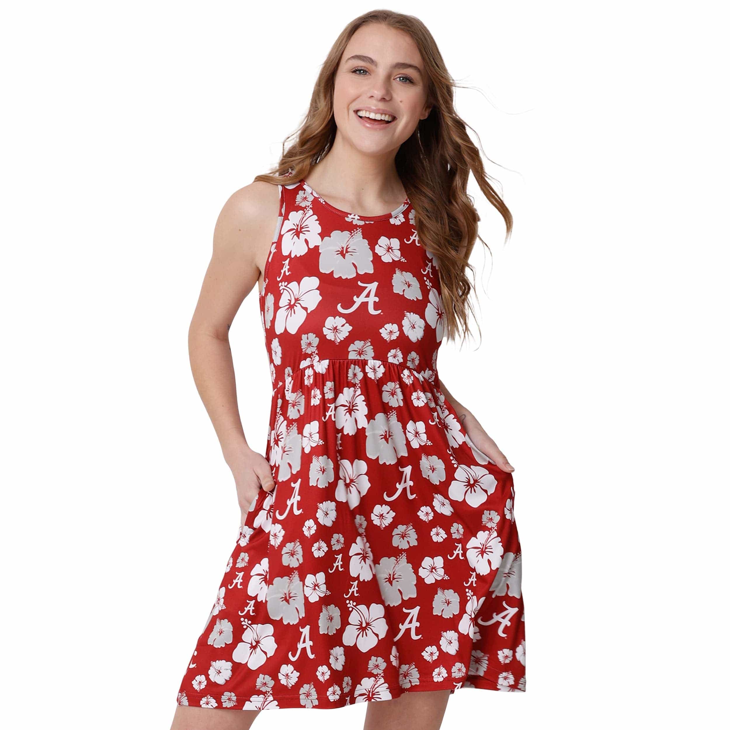 Alabama Crimson Tide NCAA Womens Fan Favorite Floral Sundress