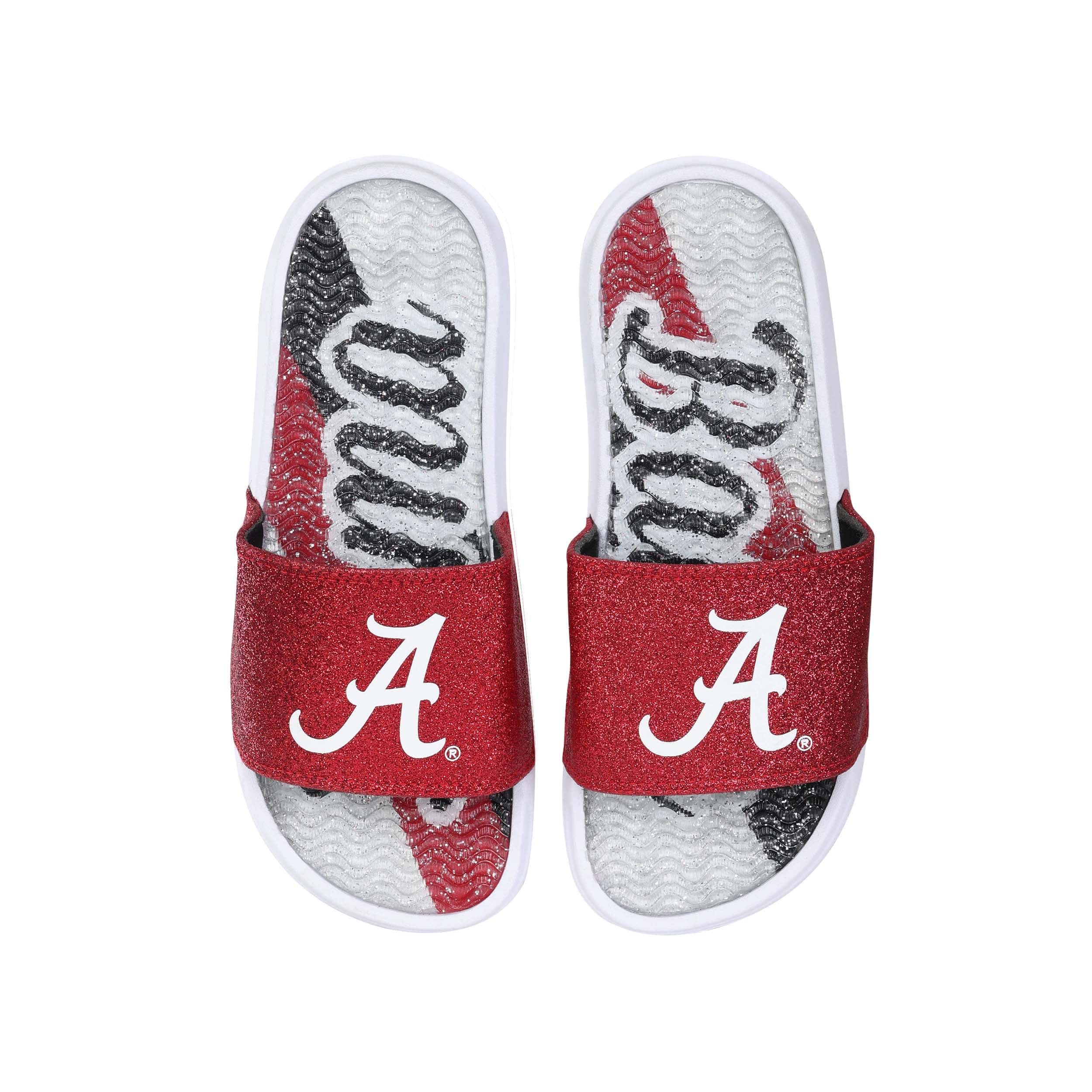 Alabama Crimson Tide NCAA Womens Glitter Gel Slide - Image 3