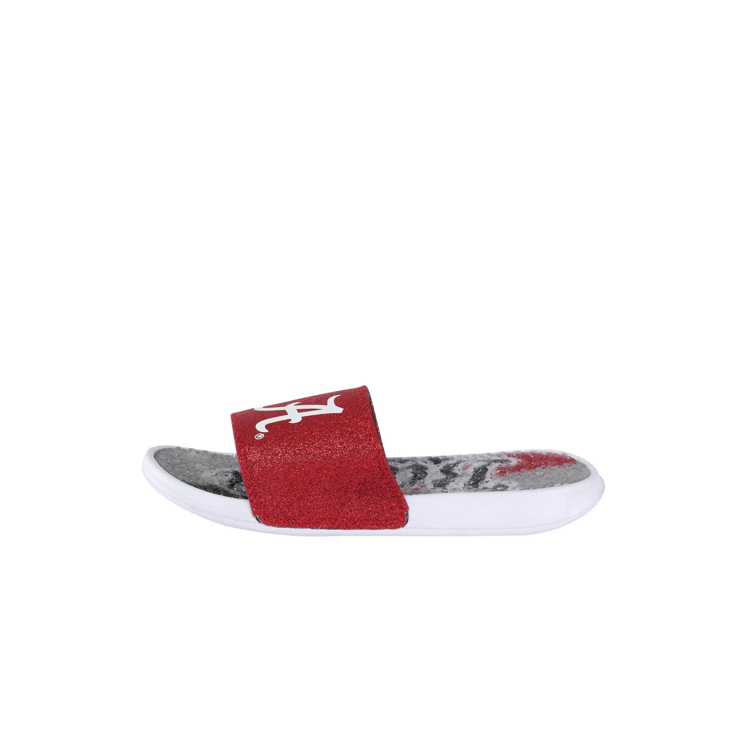Alabama Crimson Tide NCAA Womens Glitter Gel Slide - Image 5