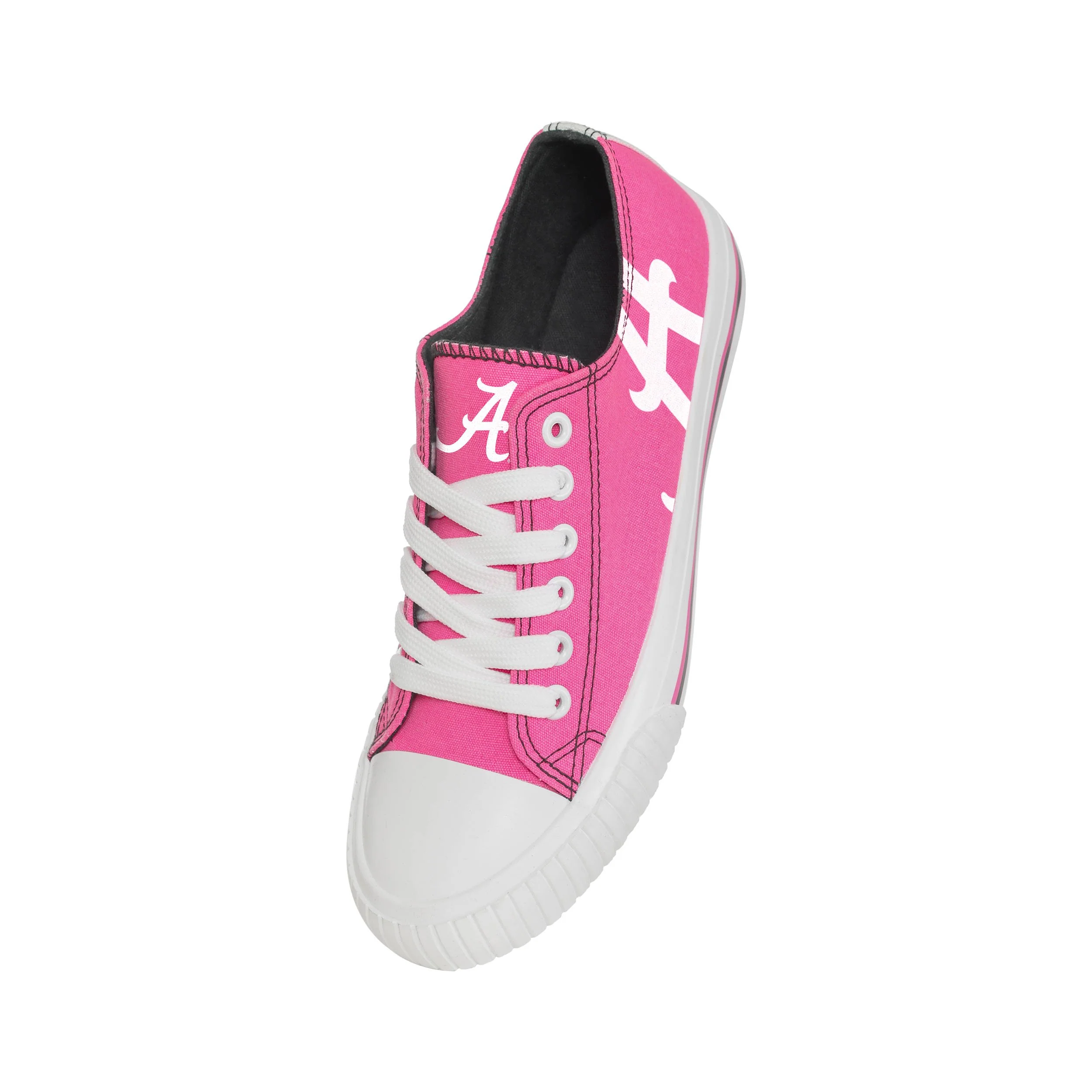 Alabama Crimson Tide NCAA Womens Highlights Low Top Canvas Shoe - Image 3