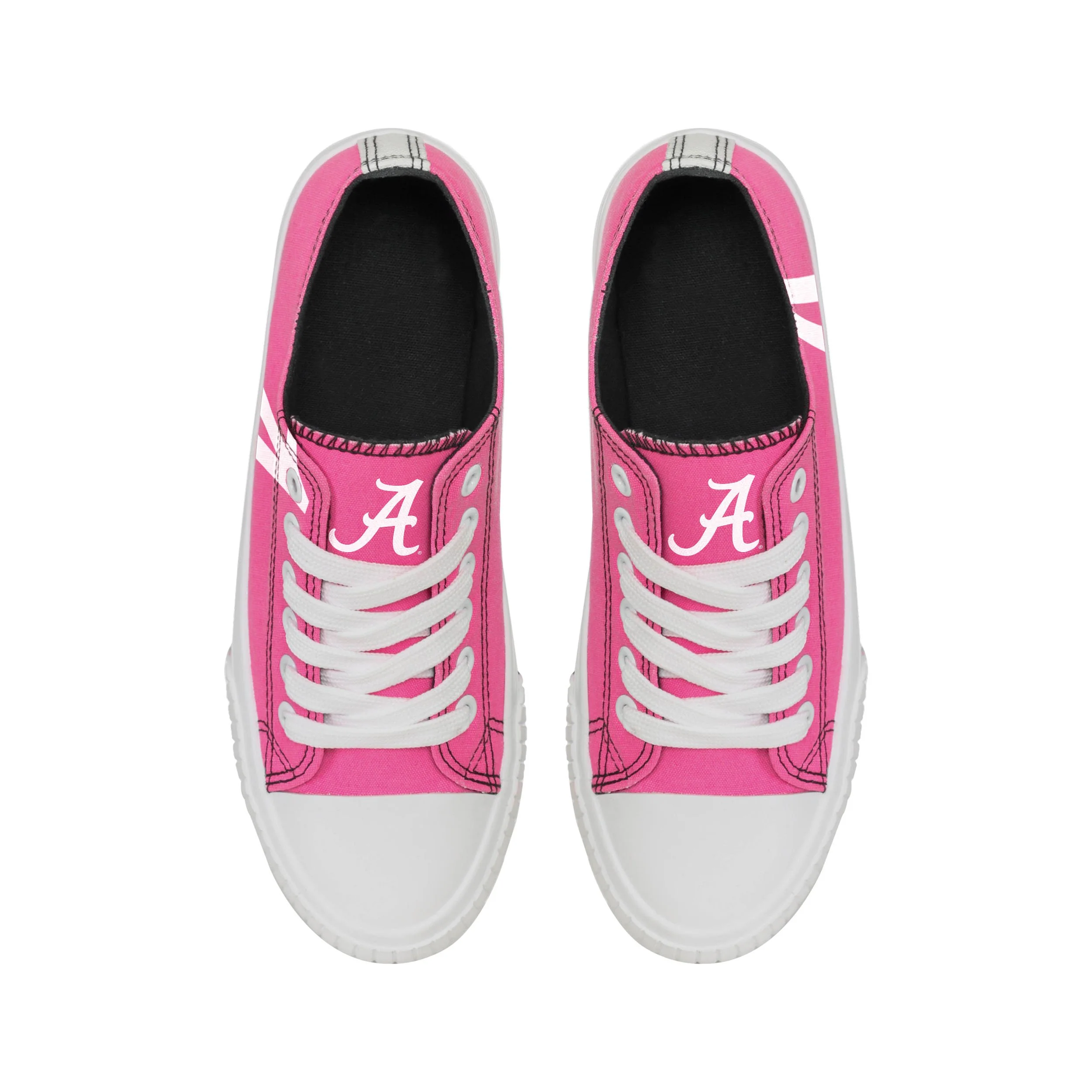 Alabama Crimson Tide NCAA Womens Highlights Low Top Canvas Shoe - Image 4
