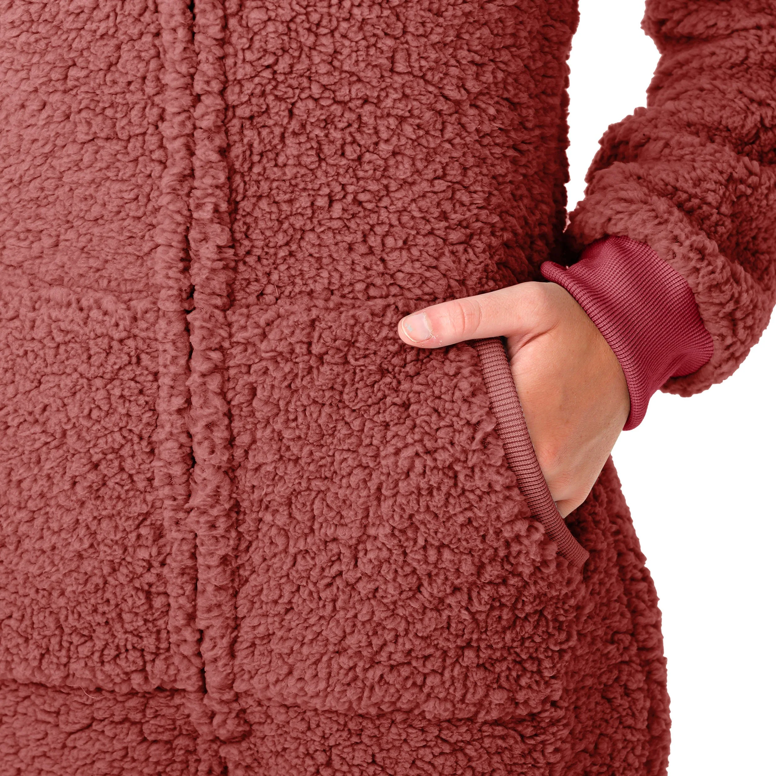 Alabama Crimson Tide NCAA Womens Sherpa One Piece Pajamas - Image 4